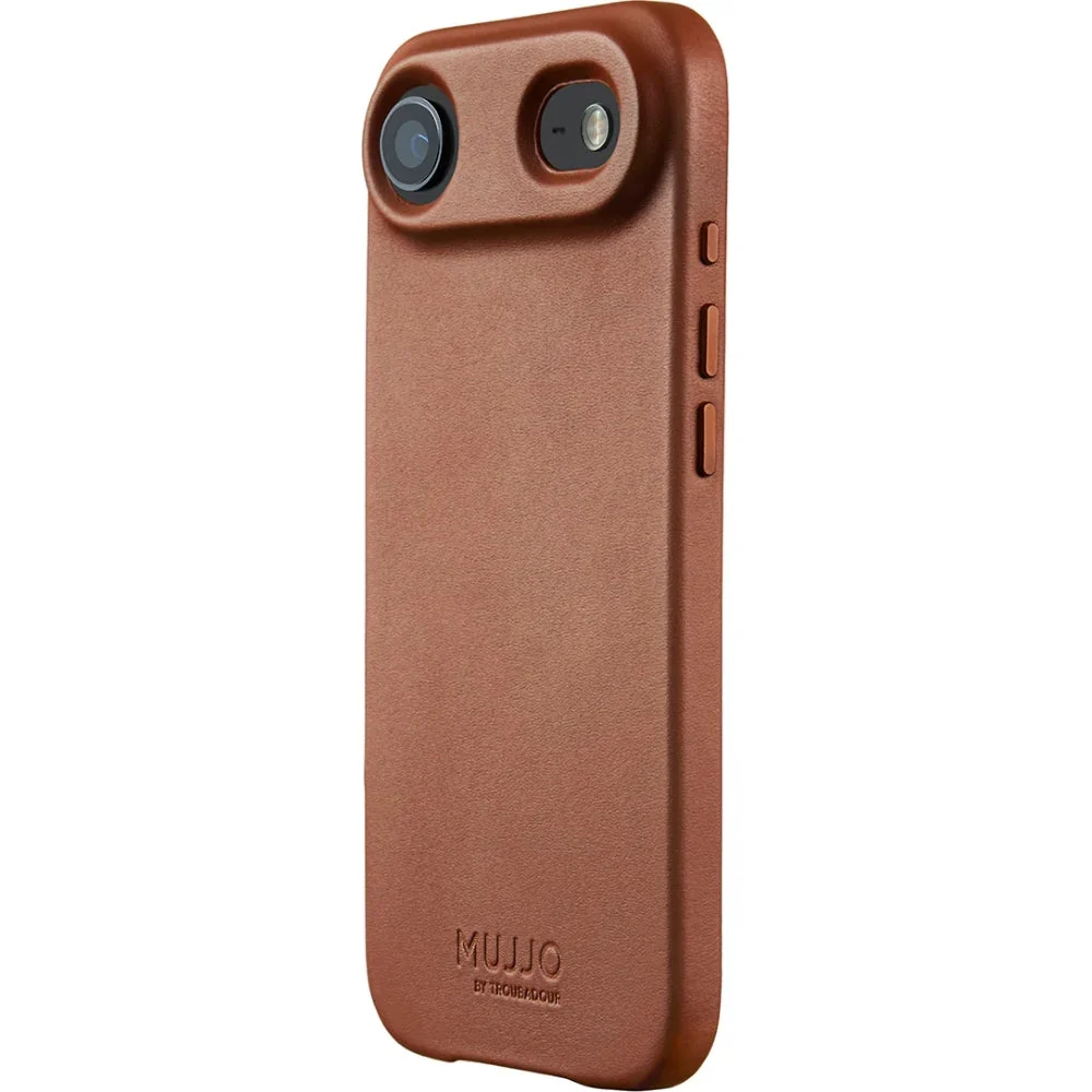 Handyhülle für iPhone Air, Mujjo Full Leather Case für MagSafe, Braun - Image 2