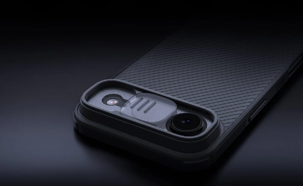 Handyhülle für iPhone Air, Nillkin CamShield Pro, Durchscheinend-Schwarz - Image 8