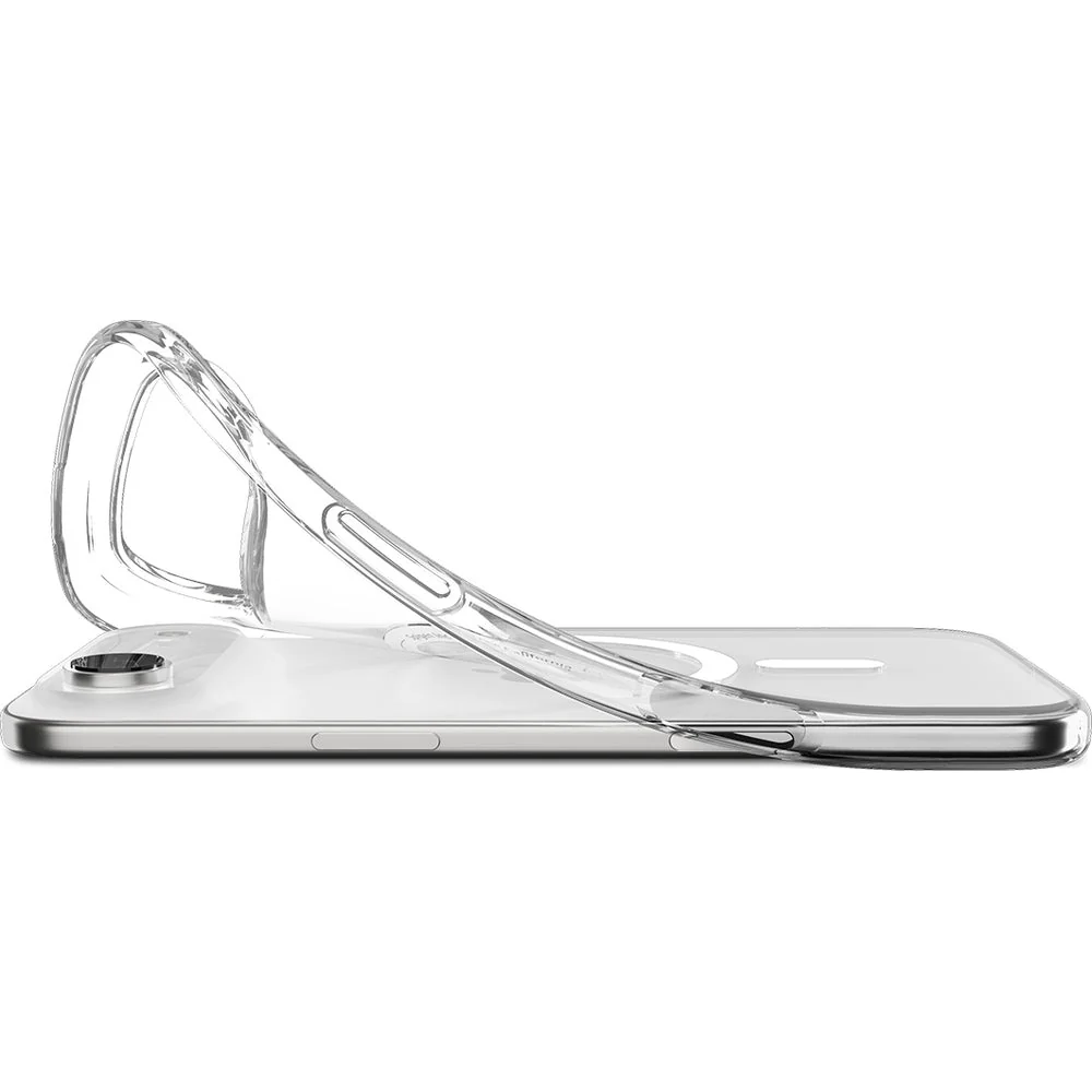 Handyhülle für iPhone Air, Spigen Liquid Crystal Mag mit MagSafe, Transparent-Weiß - Image 5
