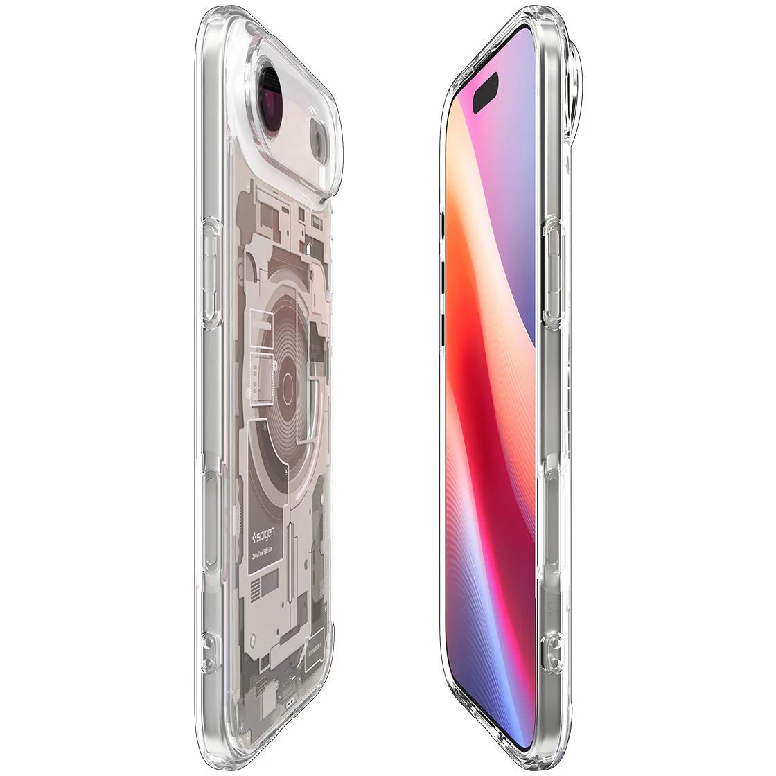 Handyhülle für iPhone Air, Spigen Ultra Hybrid Mag mit MagSafe, Beige-Transparent (Zero One) - Image 14