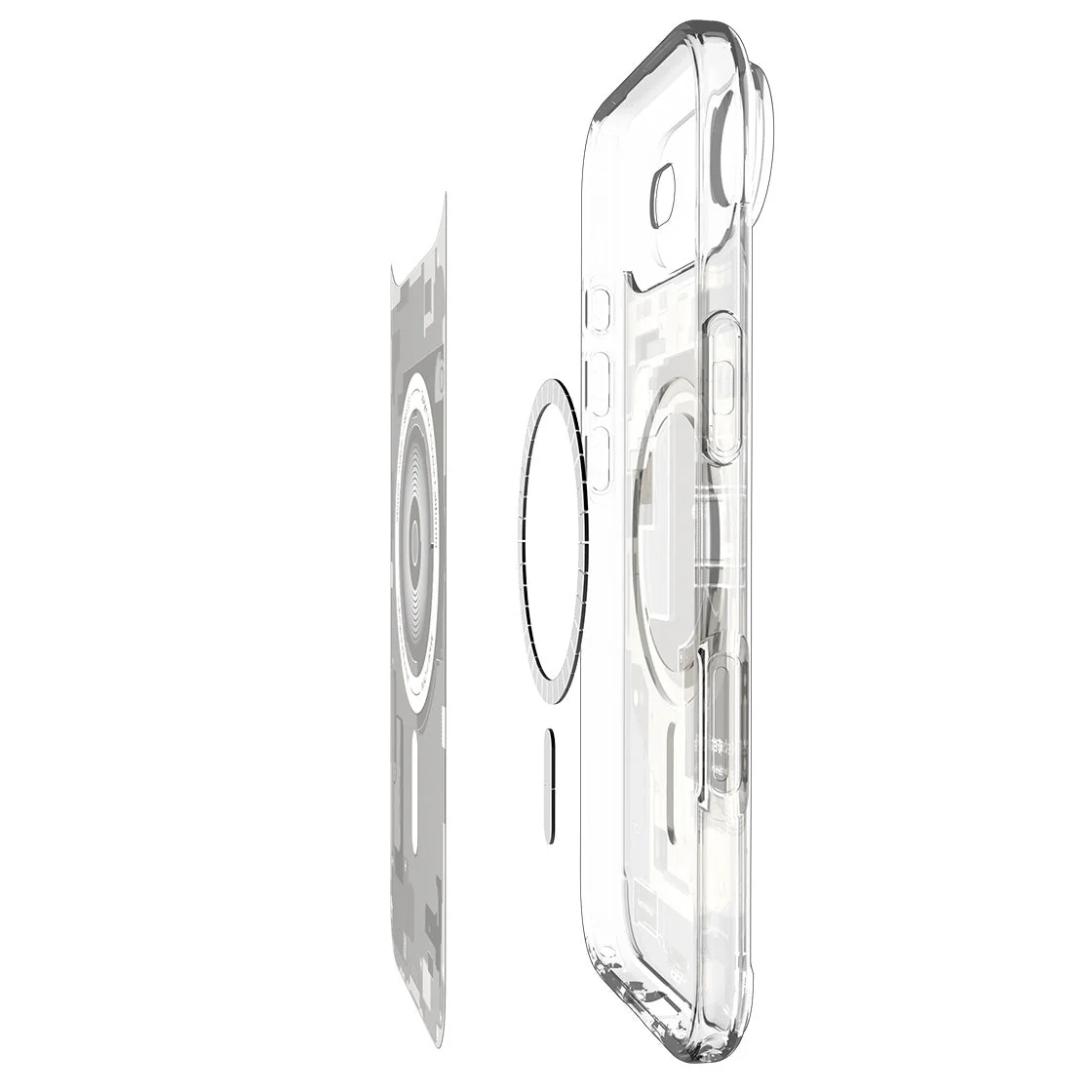 Handyhülle für iPhone Air, Spigen Ultra Hybrid Mag mit MagSafe, Beige-Transparent (Zero One) - Image 15