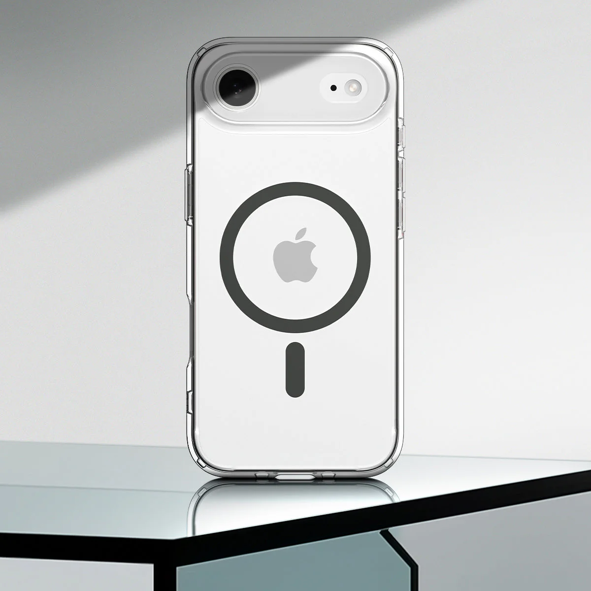 Handyhülle für iPhone Air, Spigen Ultra Hybrid Mag mit MagSafe, Transparent-Grau - Image 3