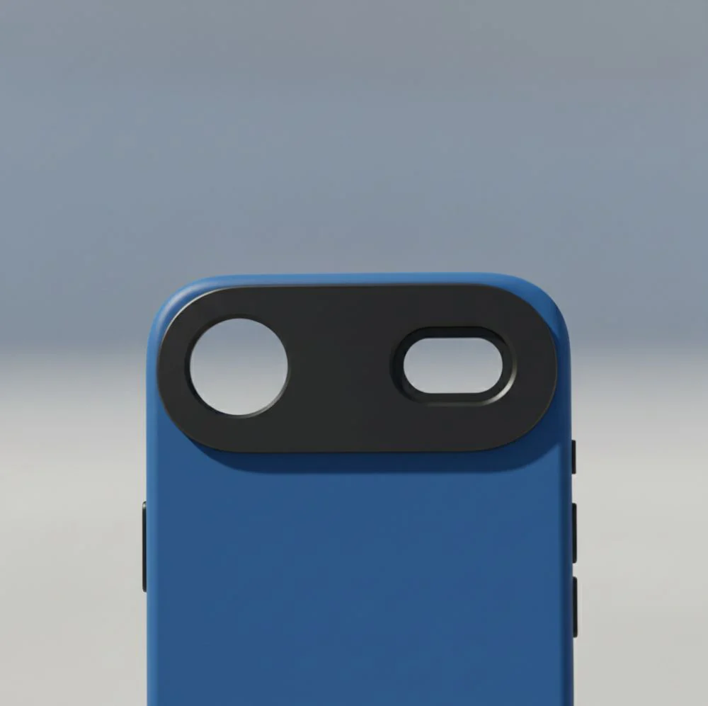 Handyhülle für iPhone Air, YAXO Leather Gear Slim Case MagSafe, Blau - Image 9