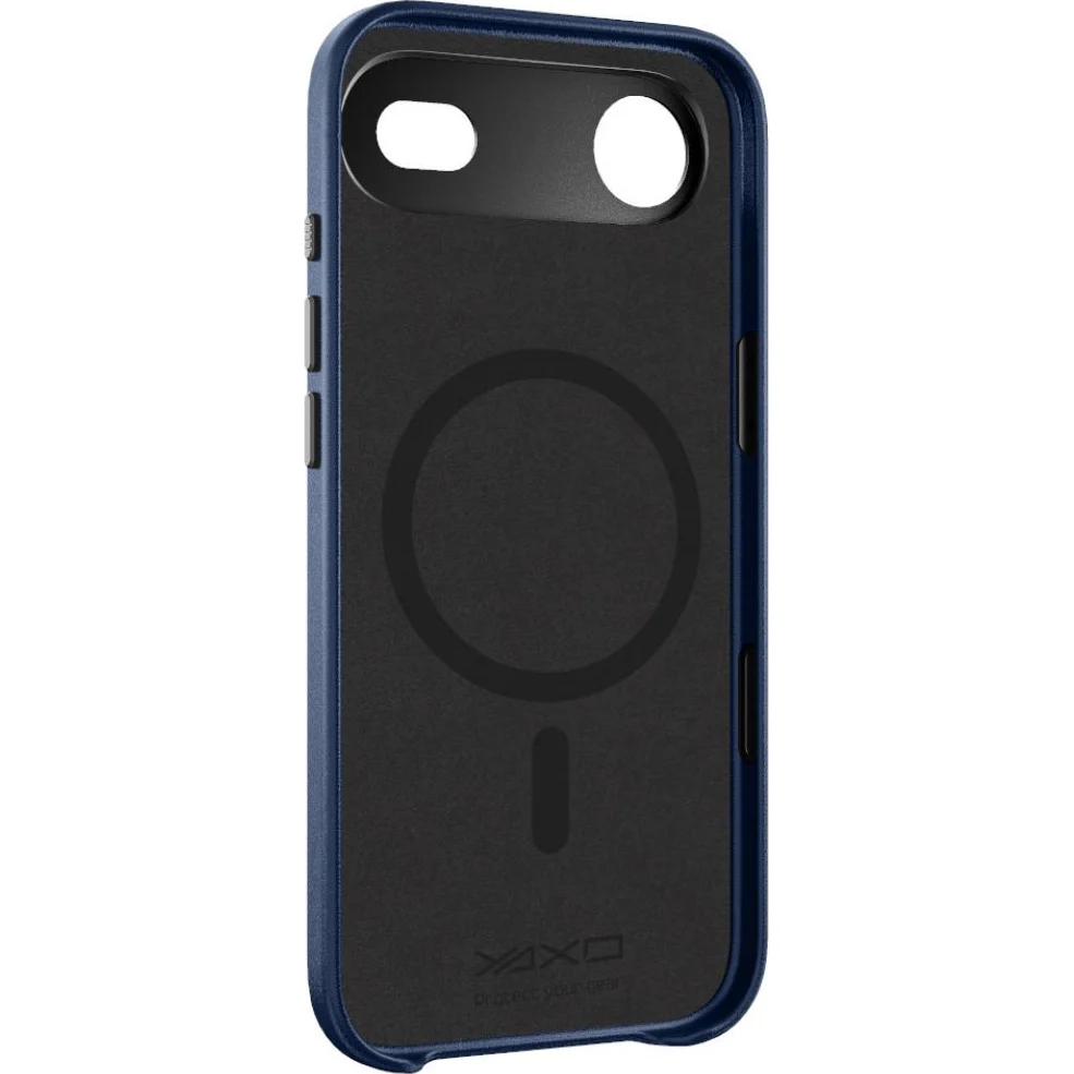 Handyhülle für iPhone Air, YAXO Leather Gear Slim Case MagSafe, Blau - Image 3