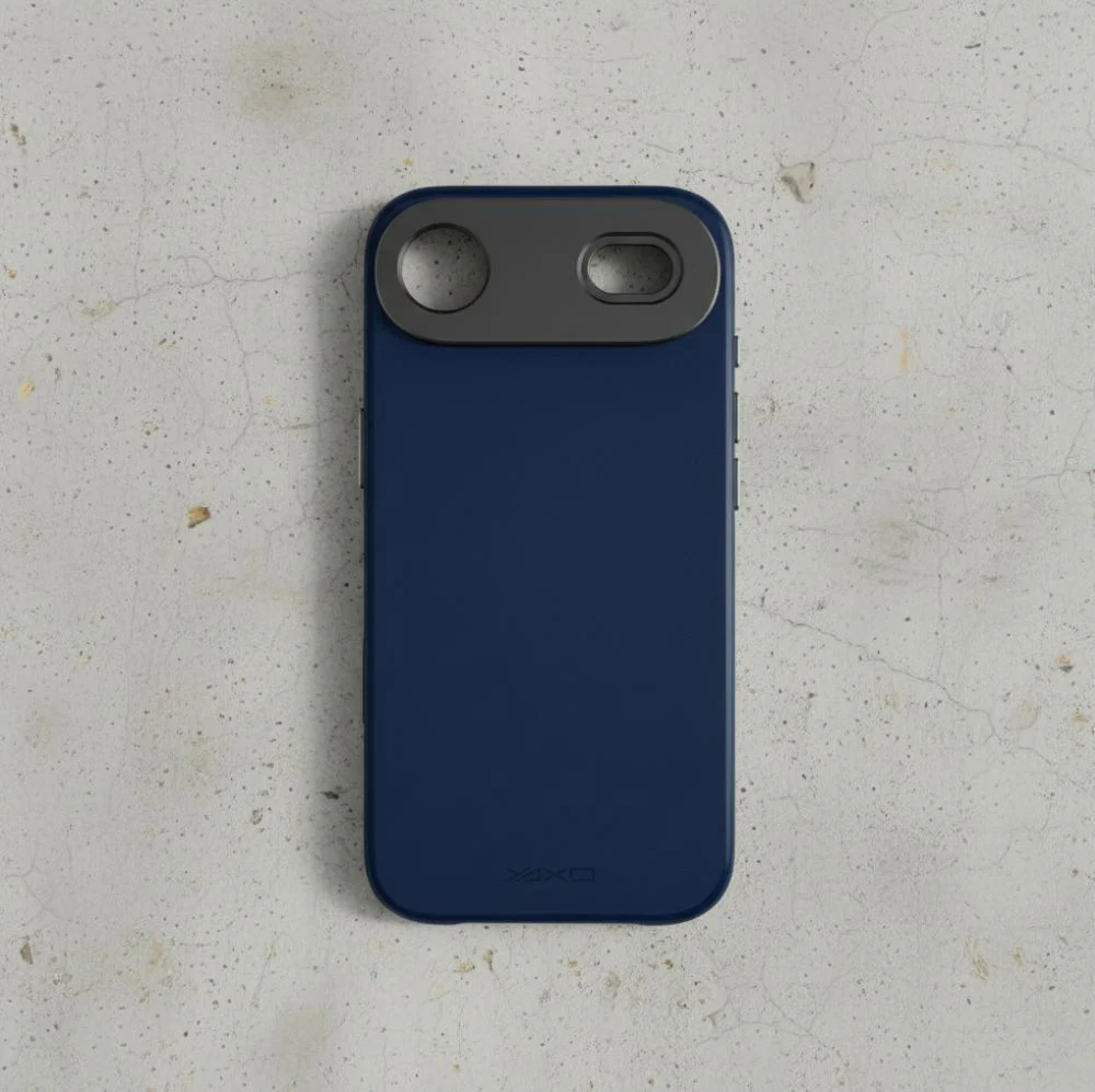Handyhülle für iPhone Air, YAXO Leather Gear Slim Case MagSafe, Blau - Image 8