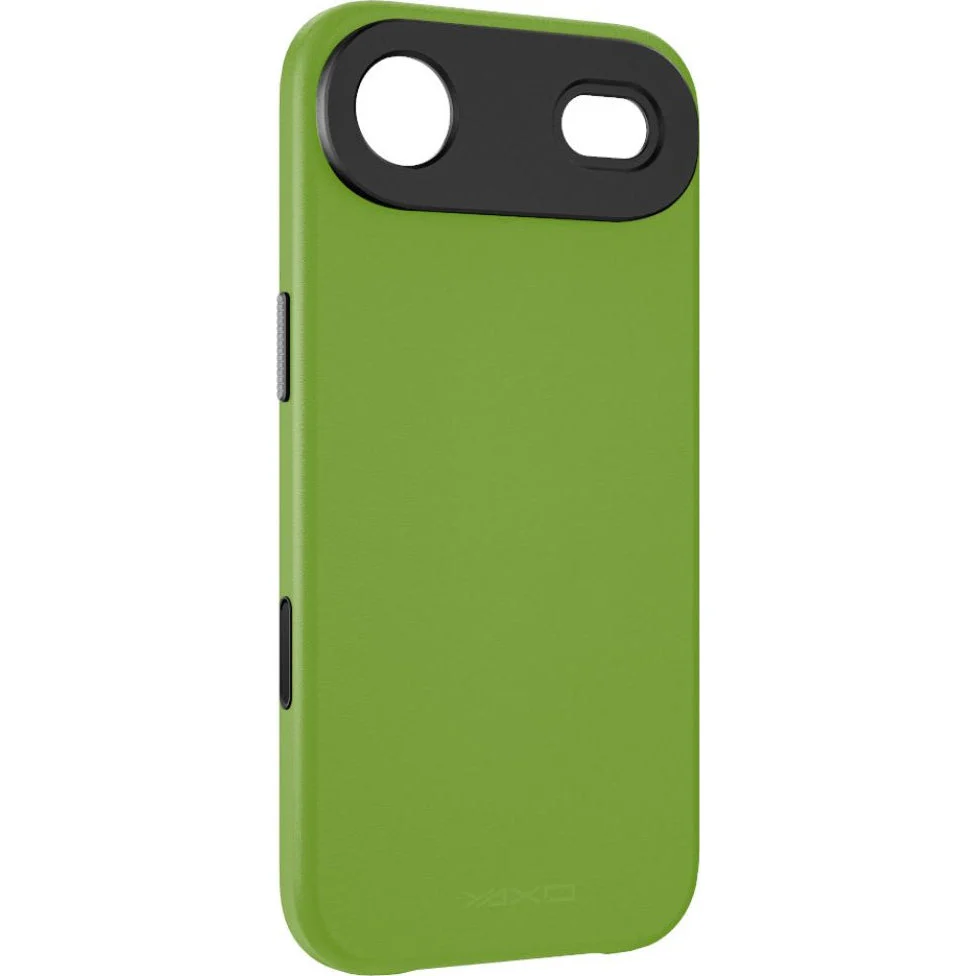 Handyhülle für iPhone Air, YAXO Leather Gear Slim Case MagSafe, Grün