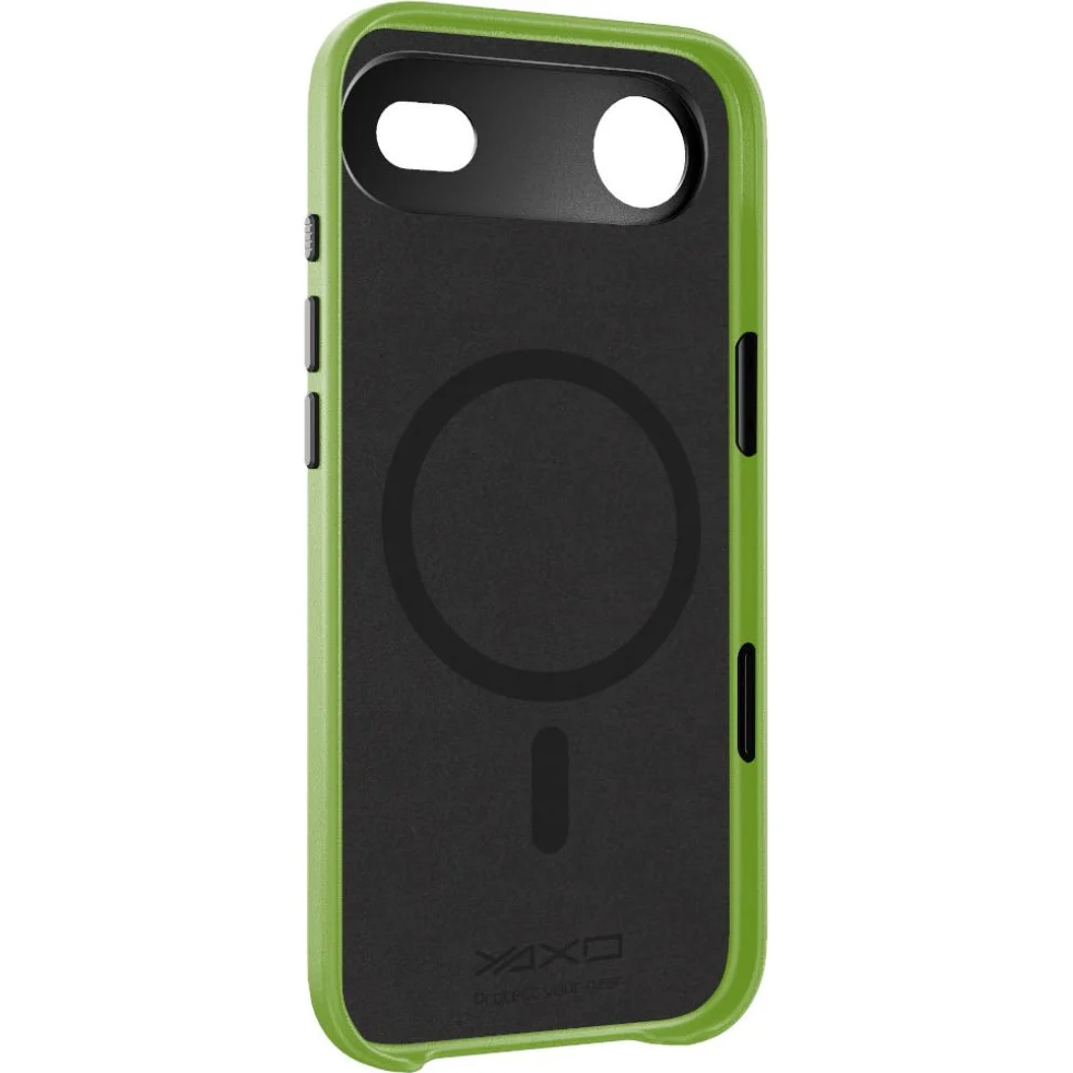 Handyhülle für iPhone Air, YAXO Leather Gear Slim Case MagSafe, Grün - Image 3