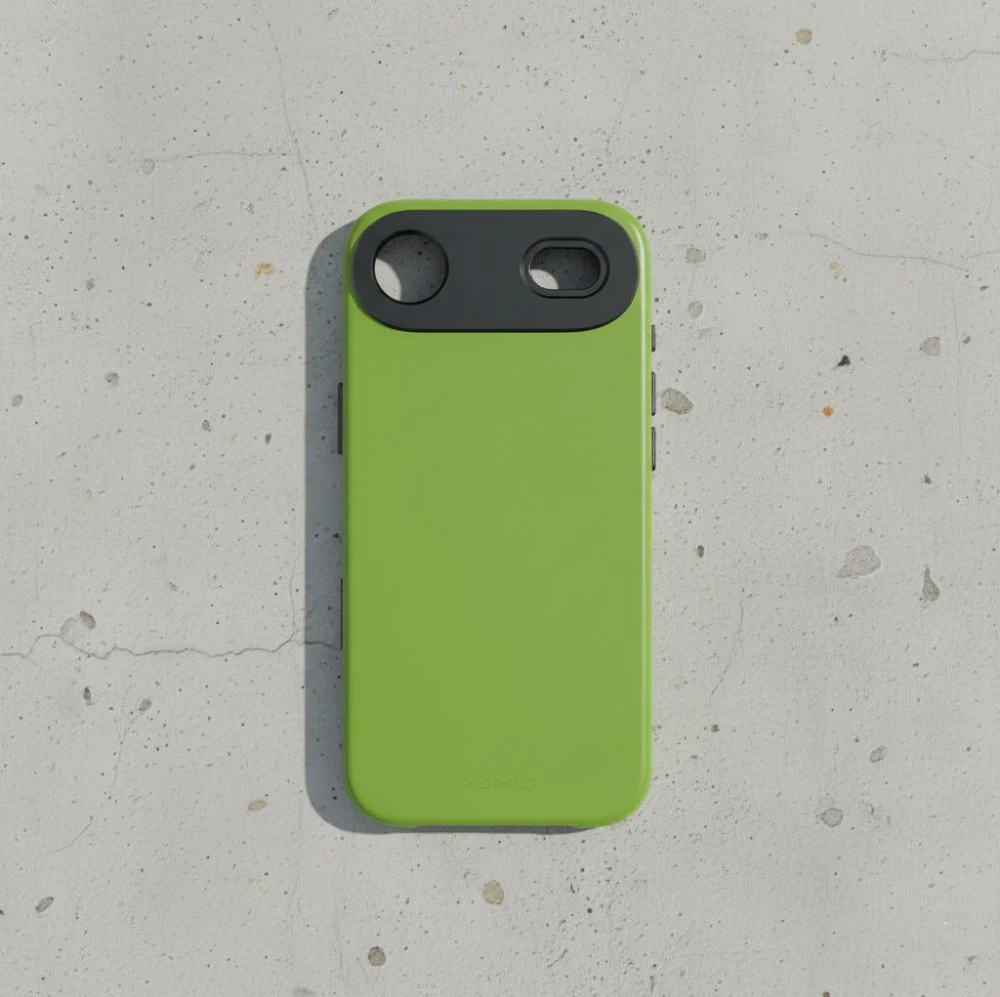 Handyhülle für iPhone Air, YAXO Leather Gear Slim Case MagSafe, Grün - Image 8