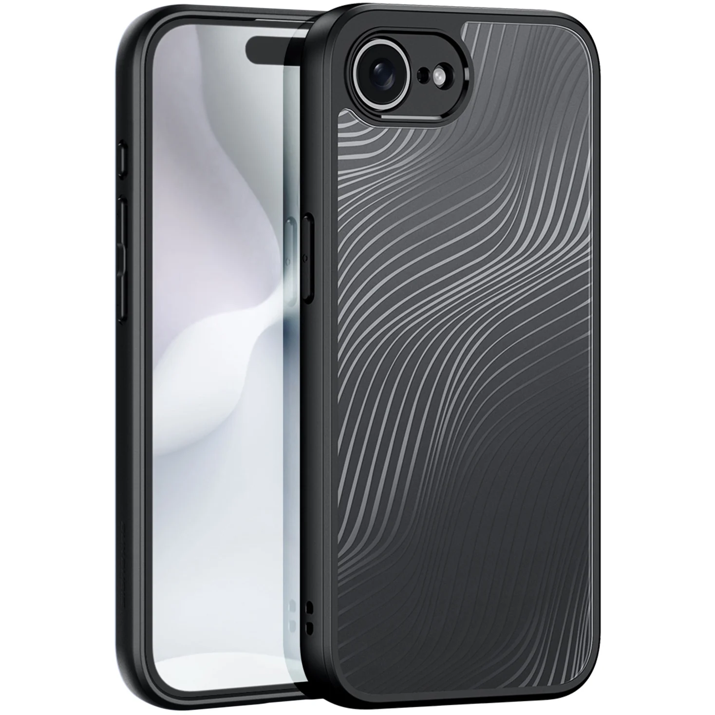Handyhülle für iPhone 17e / 16e, Dux Ducis Aimo, Schwarz und Transparent - Image 12