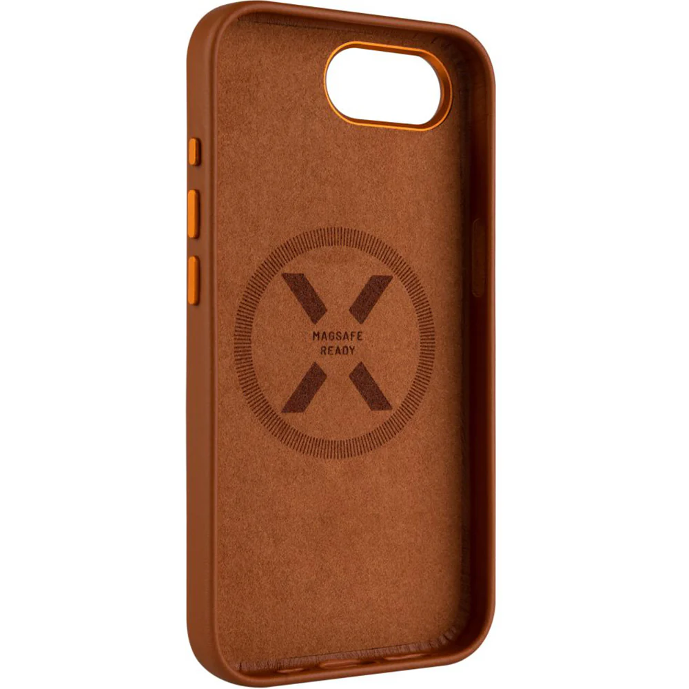 Handyhülle für iPhone 17e / 16e, Fixed MagLeather mit MagSafe, Braun - Image 5