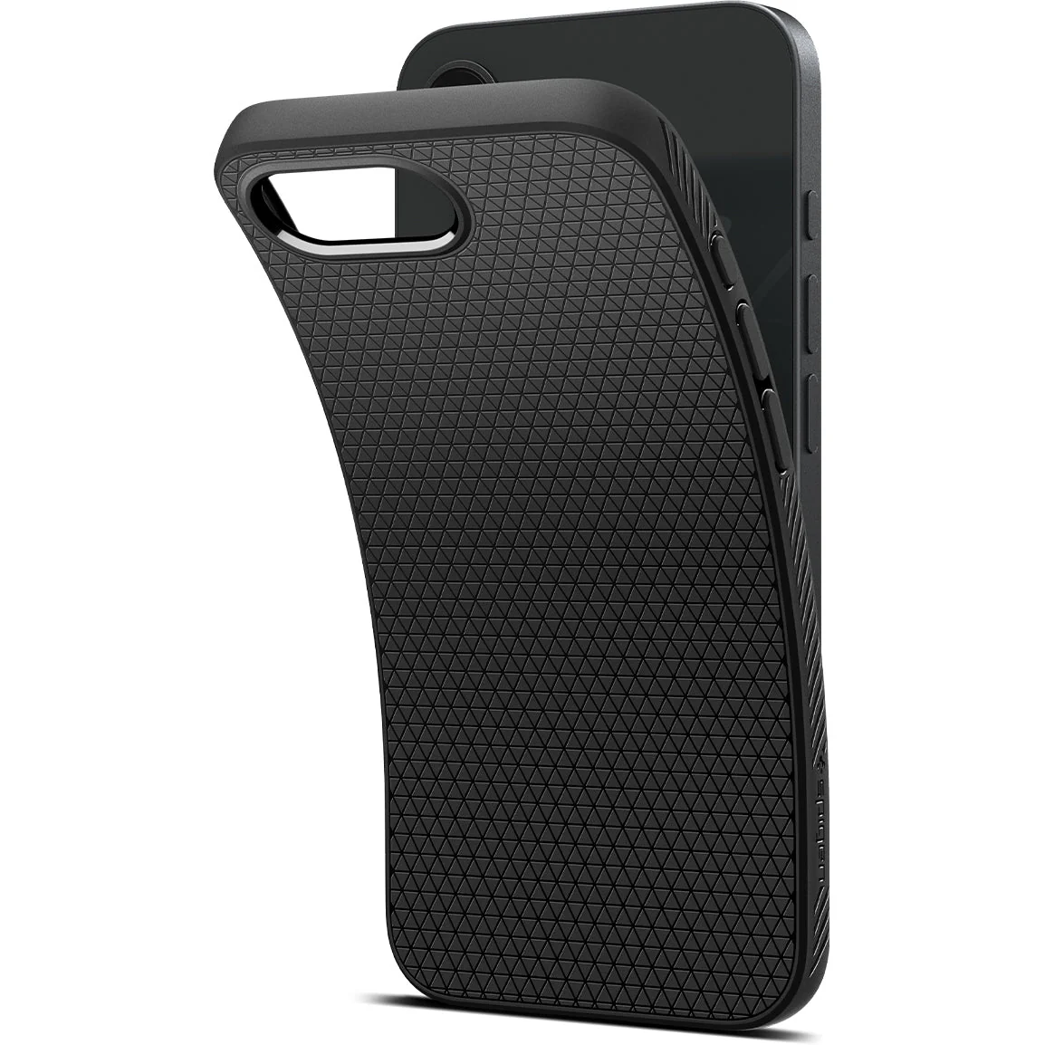 Handyhülle für iPhone 17e / 16e, Spigen Liquid Air, Schwarz - Image 7