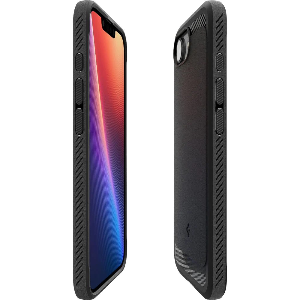 Handyhülle für iPhone 17e / 16e, Spigen Rugged Armor Mag mit MagSafe, Schwarz - Image 10