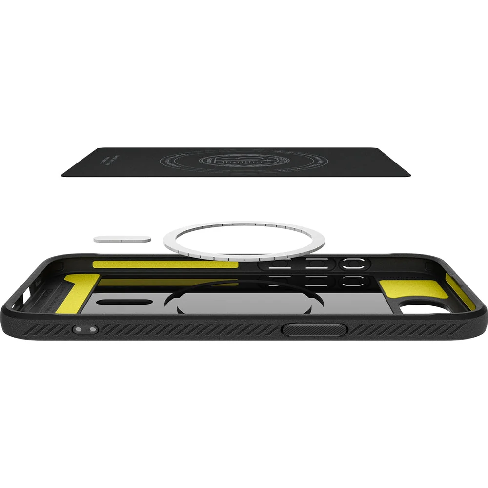 Handyhülle für iPhone 17e / 16e, Spigen Rugged Armor Mag mit MagSafe, Schwarz - Image 14
