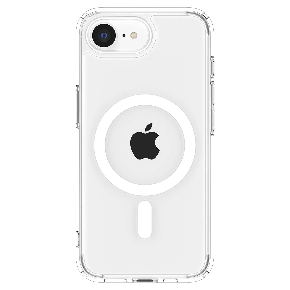 Handyhülle für iPhone 17e / 16e, Spigen Ultra Hybrid Mag mit MagSafe, Transparent-Weiß - Image 4