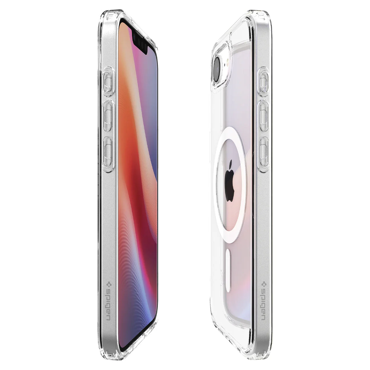 Handyhülle für iPhone 17e / 16e, Spigen Ultra Hybrid Mag mit MagSafe, Transparent-Weiß - Image 5