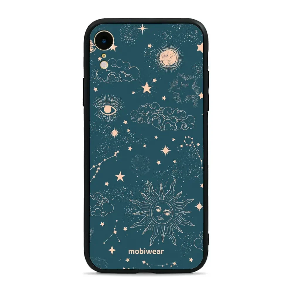 Handyhülle für iPhone Xr, Mobiwear Glossy Case, Astraler Staub