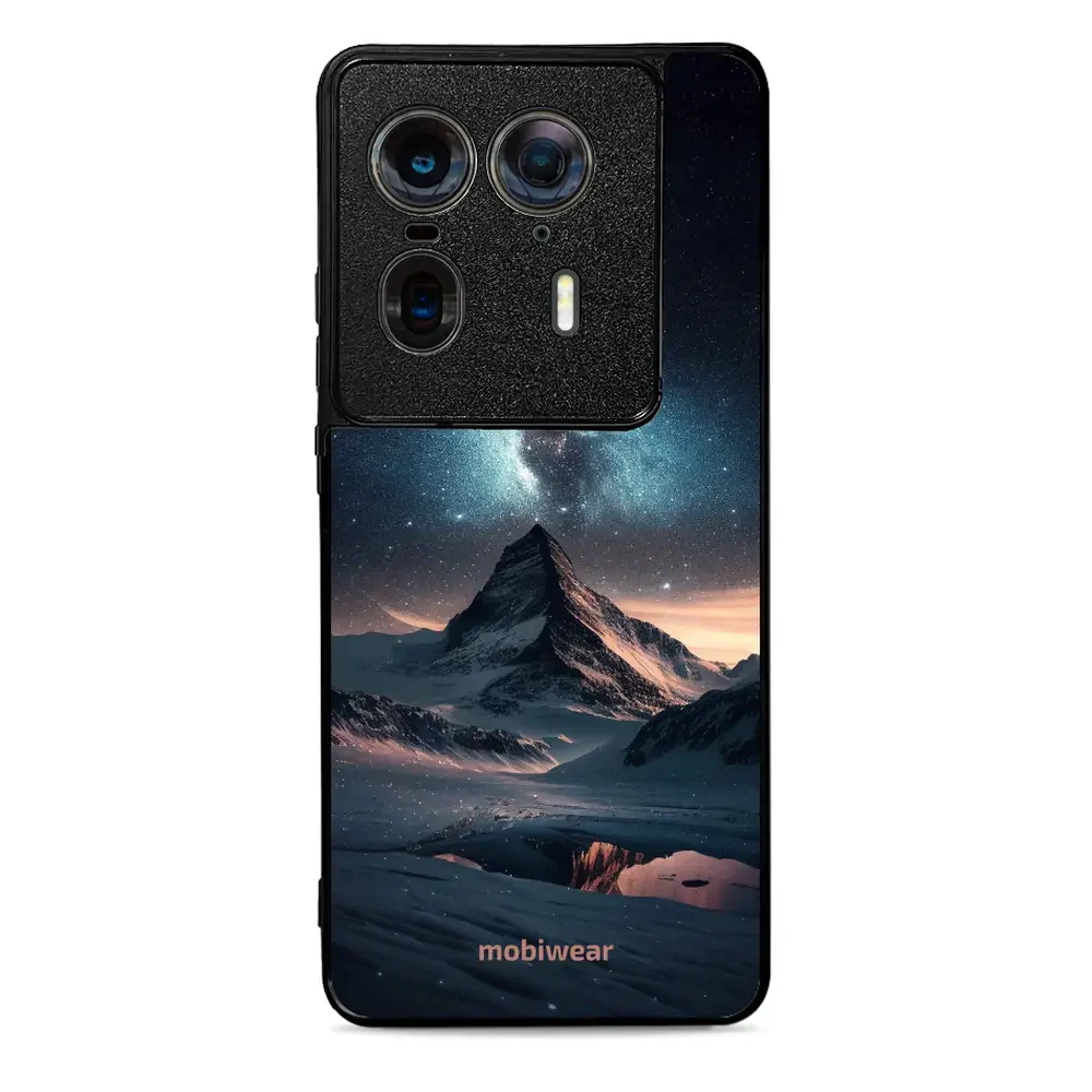 Handyhülle für Motorola Edge 50 Ultra, Mobiwear Glossy Case, Nachtberg
