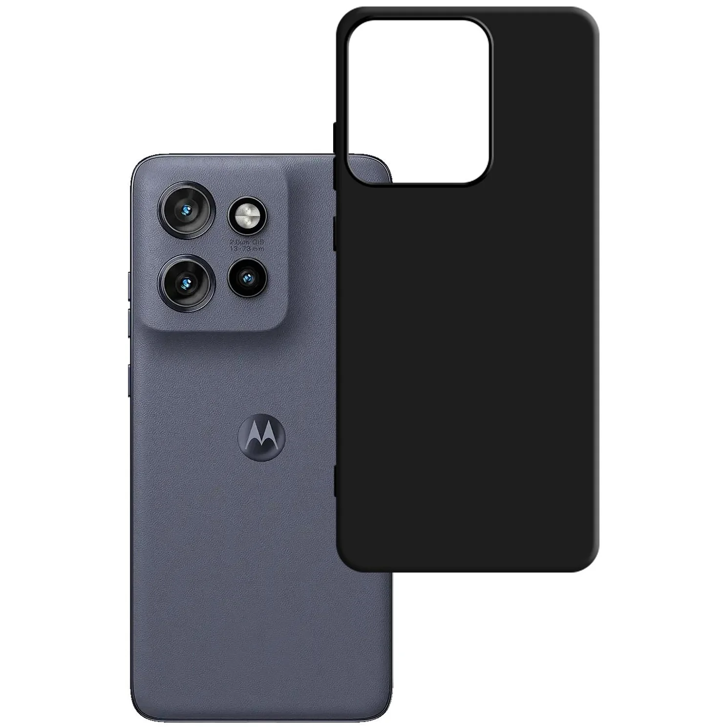 Handyhülle für Motorola Edge 60 NEO, 3mk Matt Case, Mattes Schwarz
