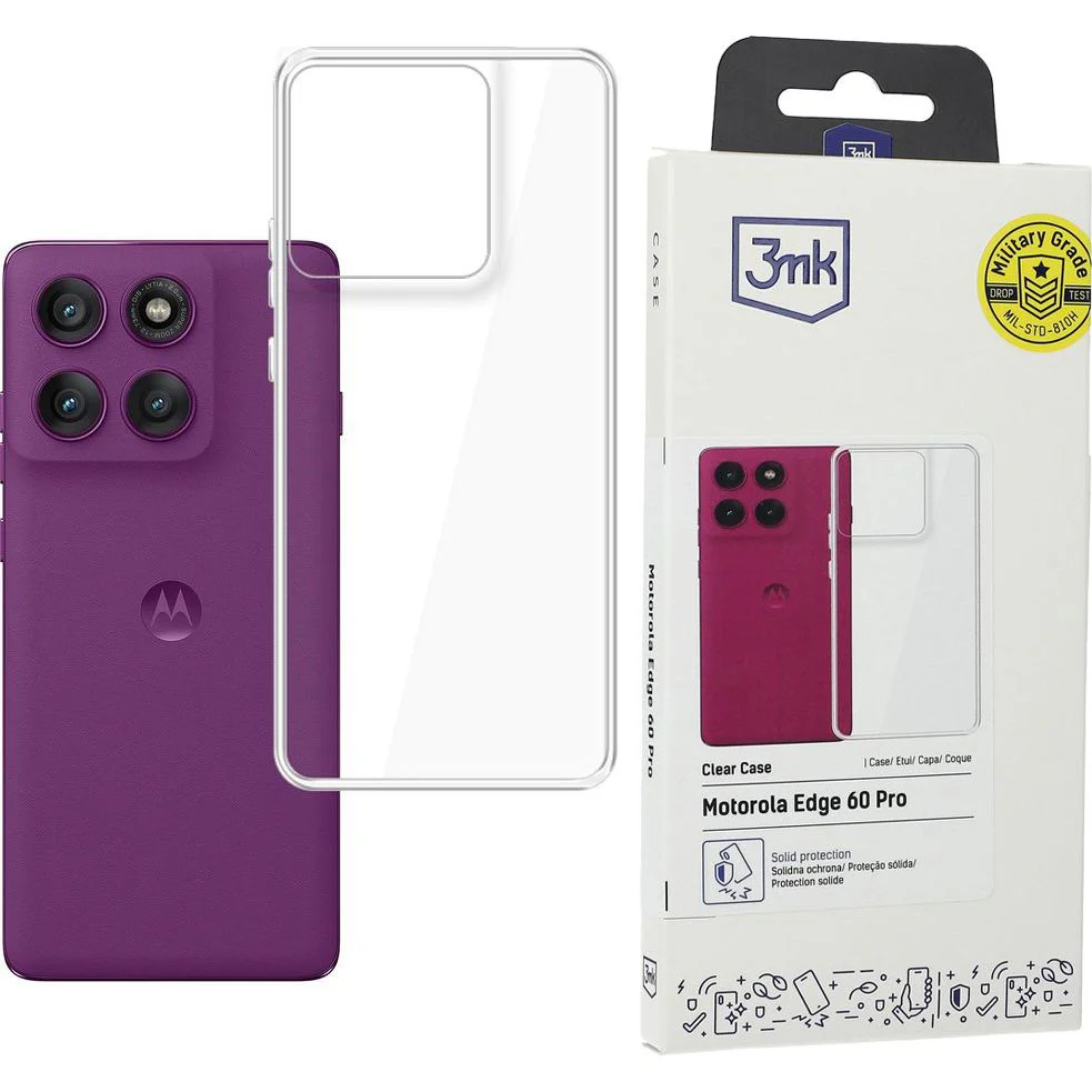 Handyhülle für Motorola Edge 60 Pro, 3mk Clear Case, Transparent - Image 10