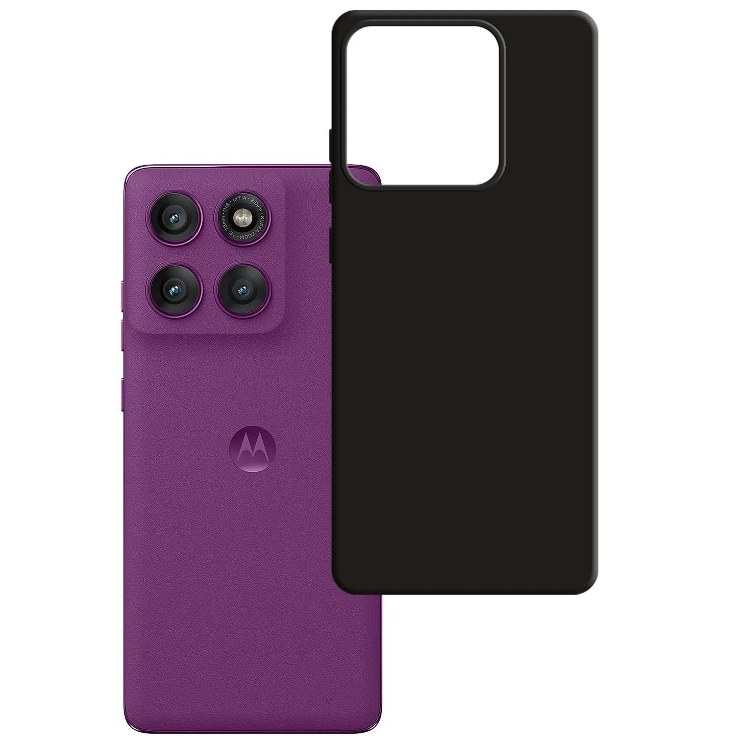 Handyhülle für Motorola Edge 60 Pro, 3mk Matt Case, Schwarz - Image 2
