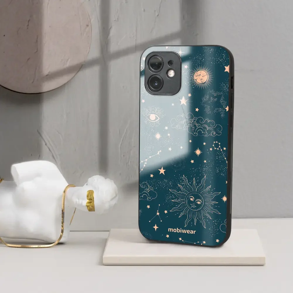 Handyhülle für Motorola Moto E14, Mobiwear Glossy Case, Astraler Staub - Image 4