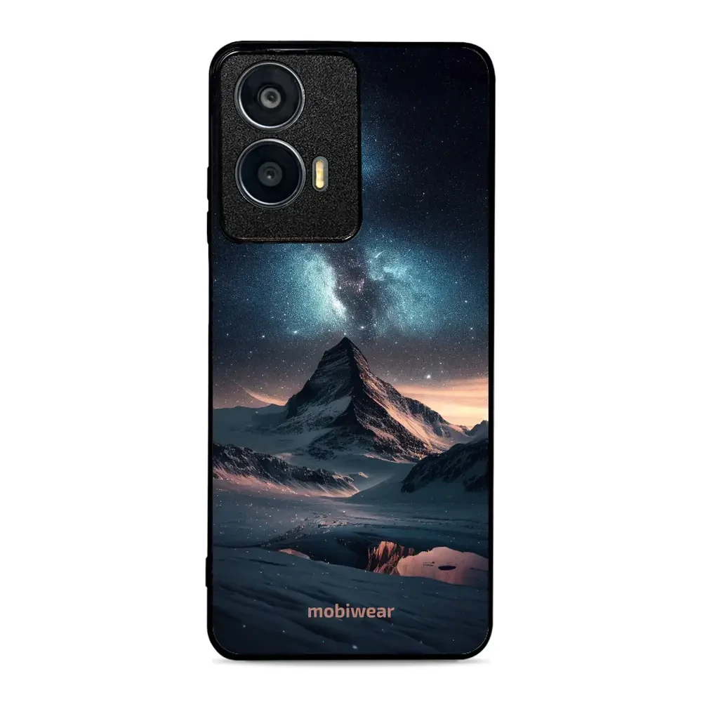 Handyhülle für Motorola Moto G24, Mobiwear Glossy Case, Nachtberg