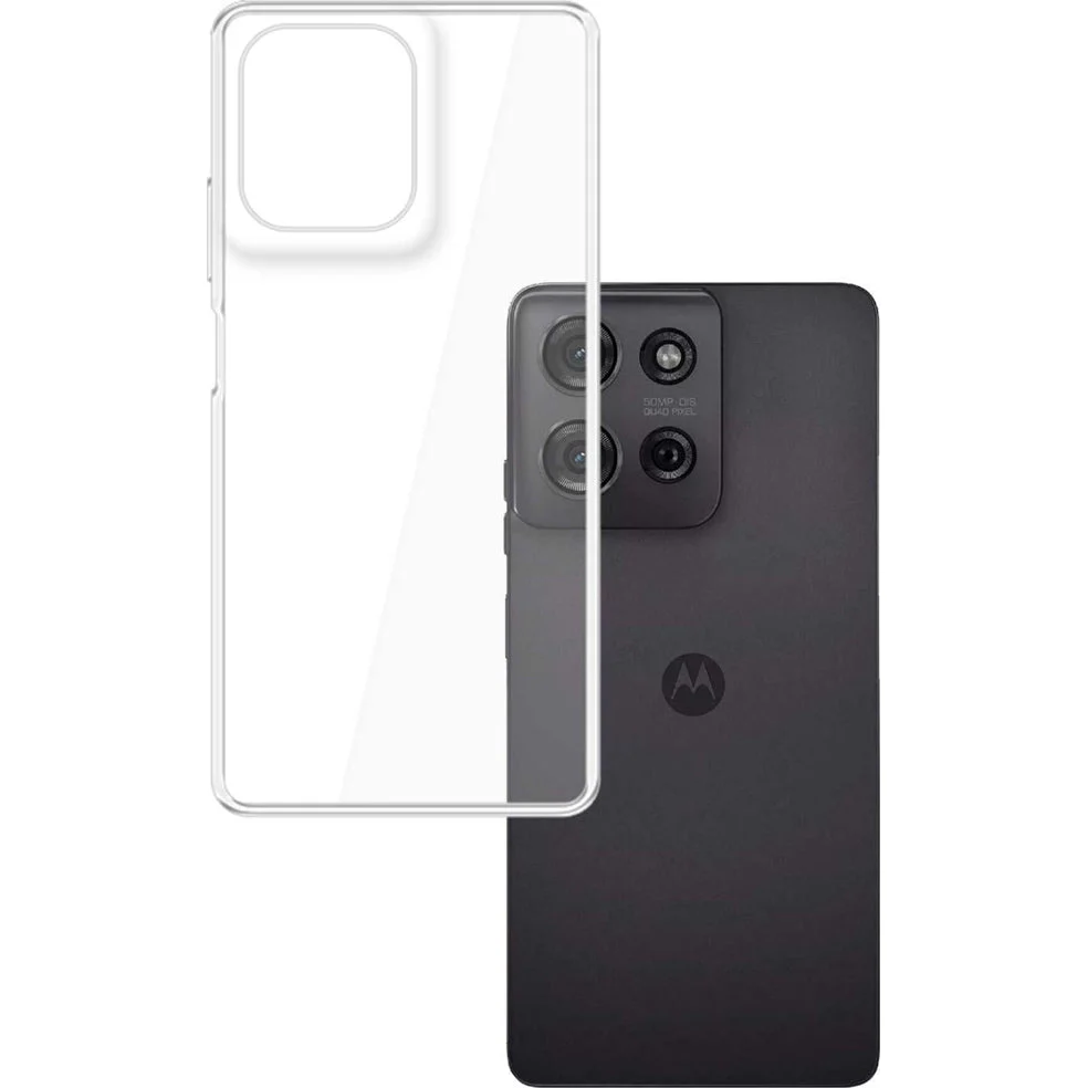 Handyhülle für Motorola Moto G75, 3mk Clear Case, Transparent - Image 2