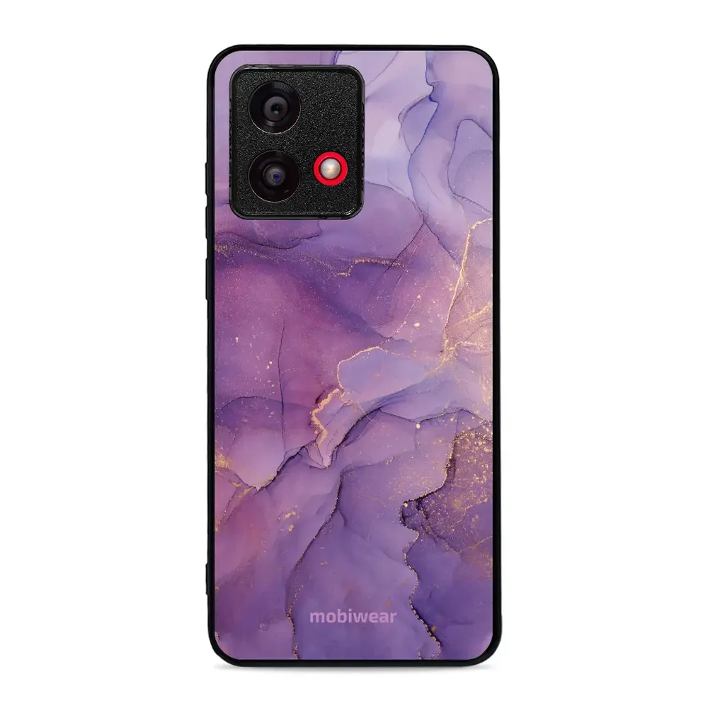 Handyhülle für Motorola Moto G84 5G, Mobiwear Glossy Case, Violett