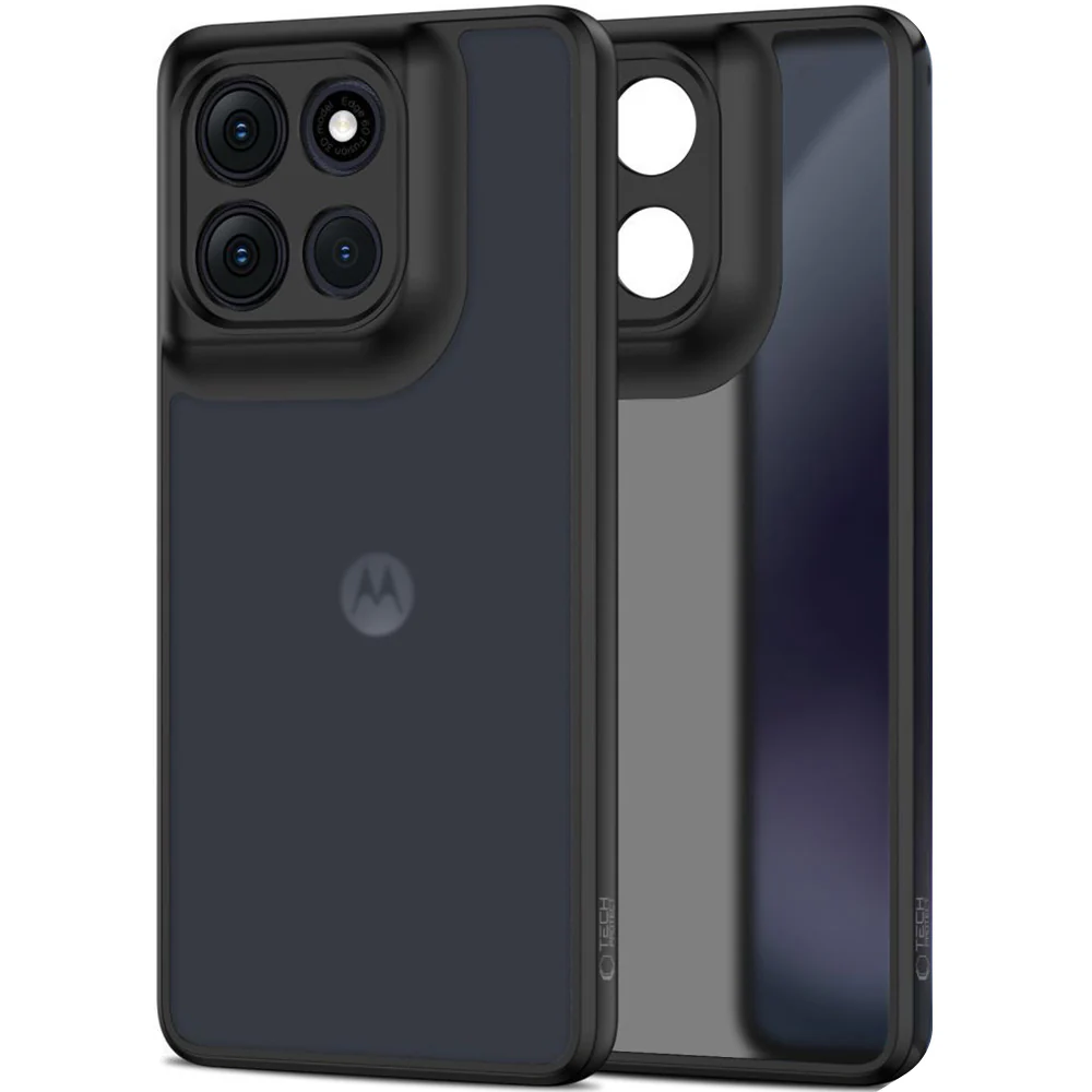 Handyhülle für Motorola Moto G86 5G, Tech-Protect MagMat, Rauchfarben-Schwarz - Image 2