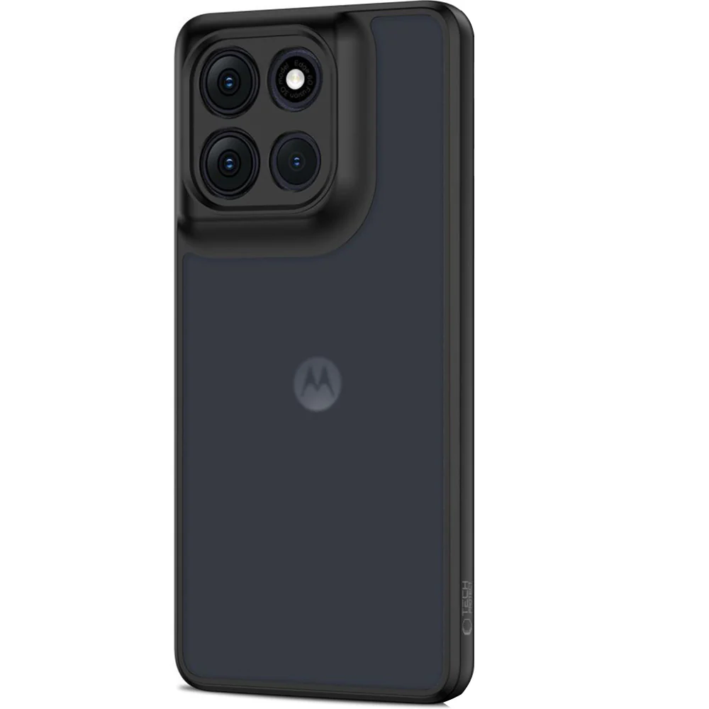 Handyhülle für Motorola Moto G86 5G, Tech-Protect MagMat, Rauchfarben-Schwarz - Image 3