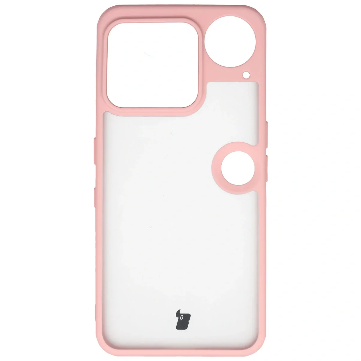 Handyhülle für Nothing Phone (3), Bizon Case Angelo, Semitransparent mit hellrosa Rahmen - Image 2