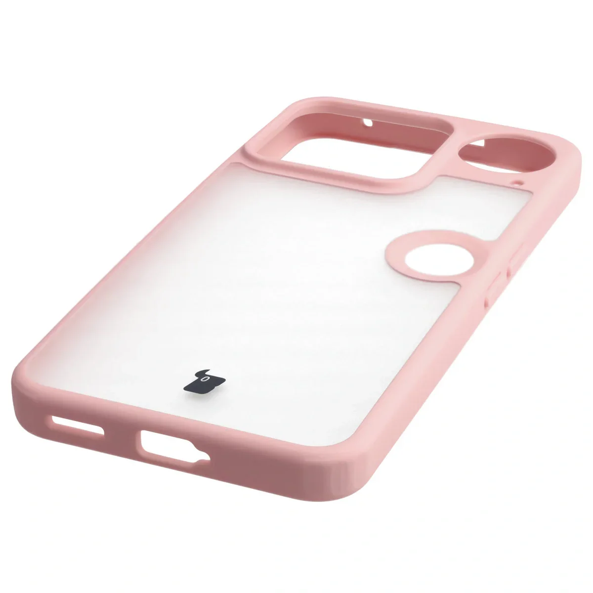 Handyhülle für Nothing Phone (3), Bizon Case Angelo, Semitransparent mit hellrosa Rahmen - Image 5