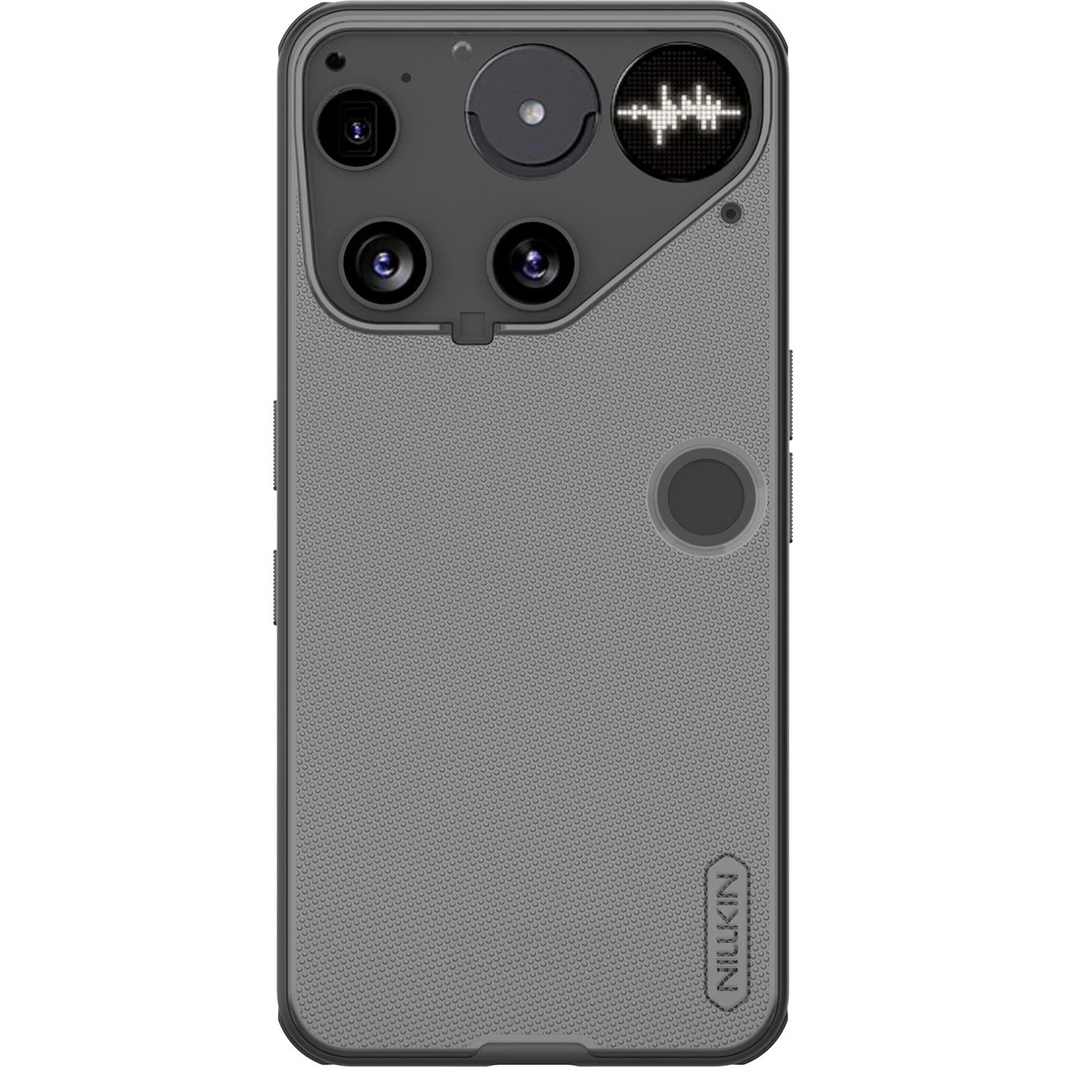 Handyhülle für Nothing Phone 3, Nillkin Frosted Shield Pro, Durchscheinend-Schwarz