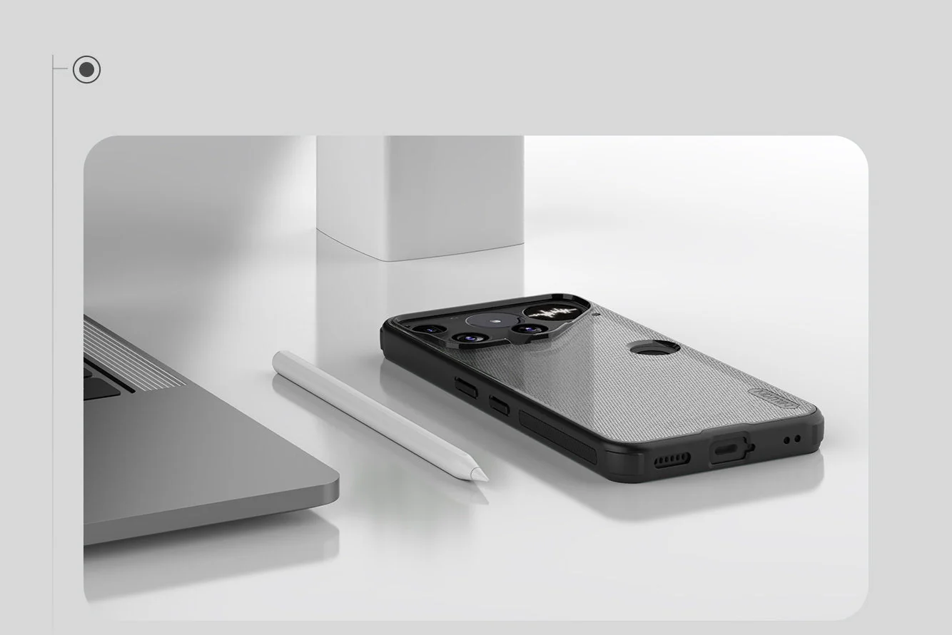 Handyhülle für Nothing Phone 3, Nillkin Frosted Shield Pro, Durchscheinend-Schwarz - Image 17