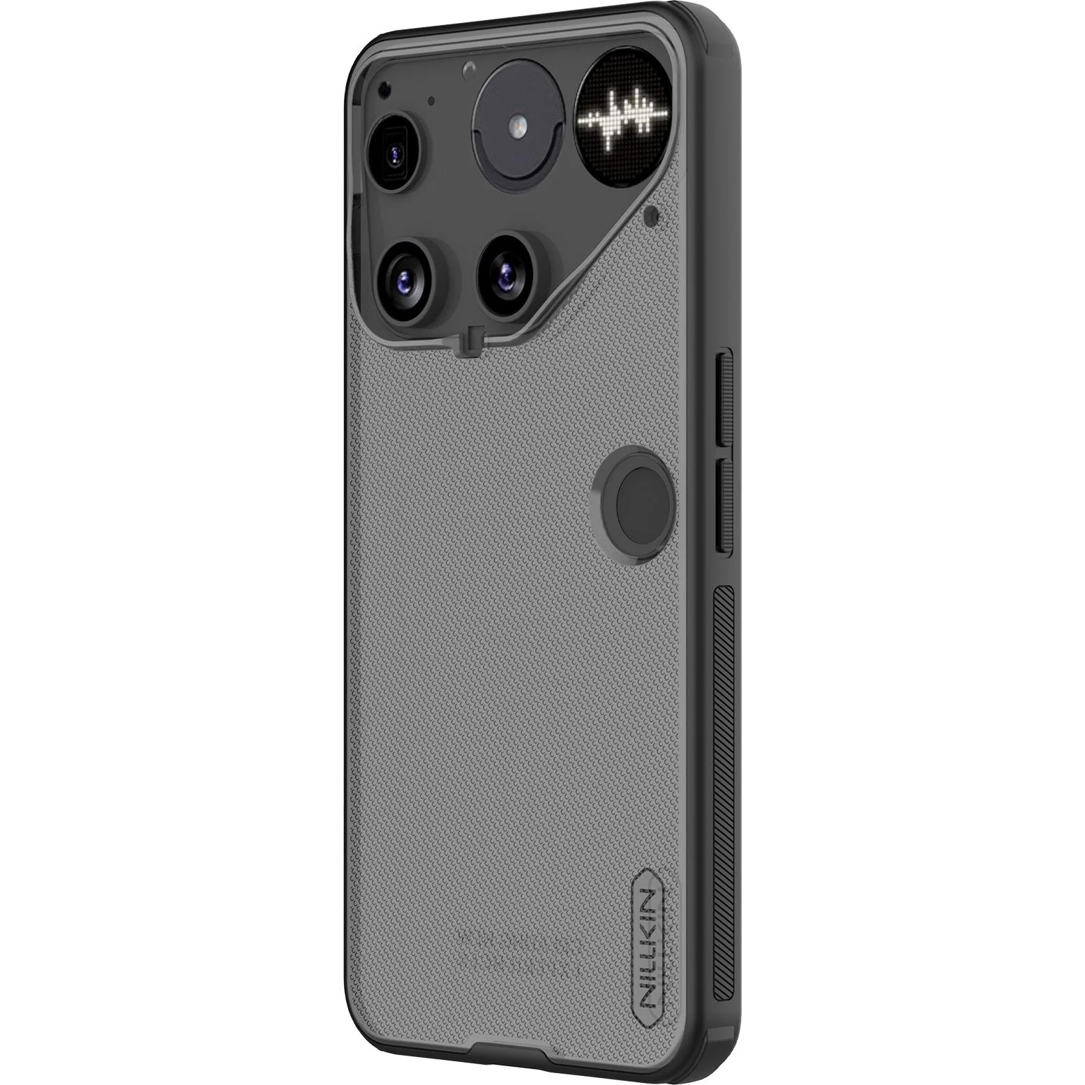 Handyhülle für Nothing Phone 3, Nillkin Frosted Shield Pro, Durchscheinend-Schwarz - Image 2