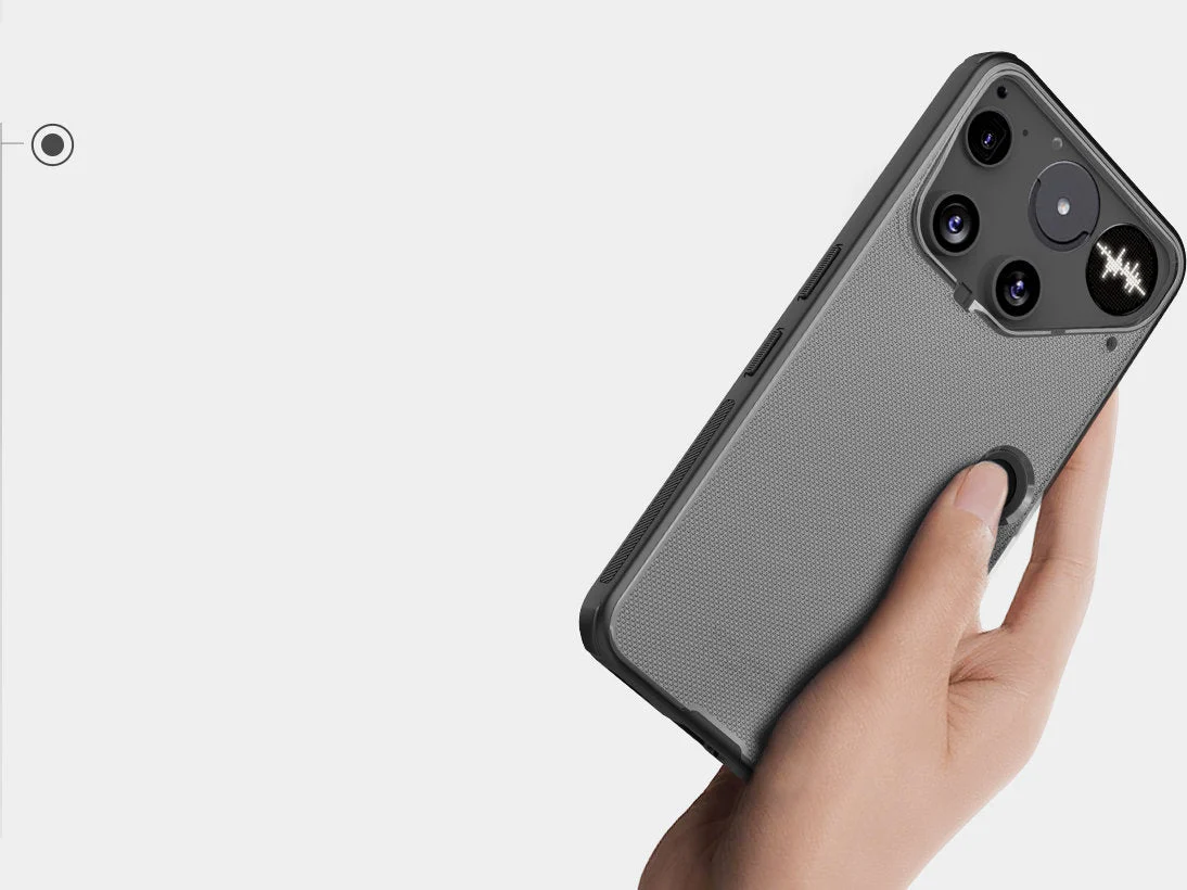 Handyhülle für Nothing Phone 3, Nillkin Frosted Shield Pro, Durchscheinend-Schwarz - Image 8
