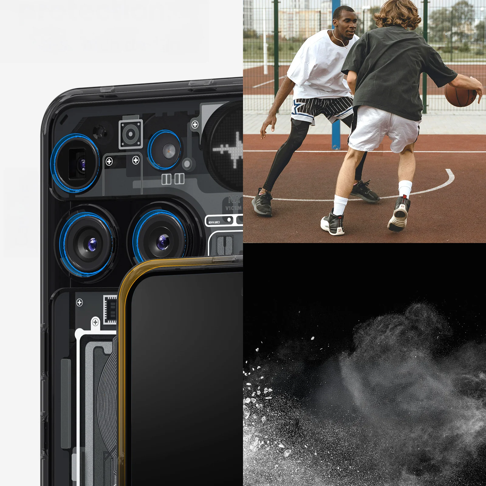 Handyhülle für Nothing Phone 3, Spigen Ultra Hybrid, Rauchfarben-Grau (Zero One) - Image 14