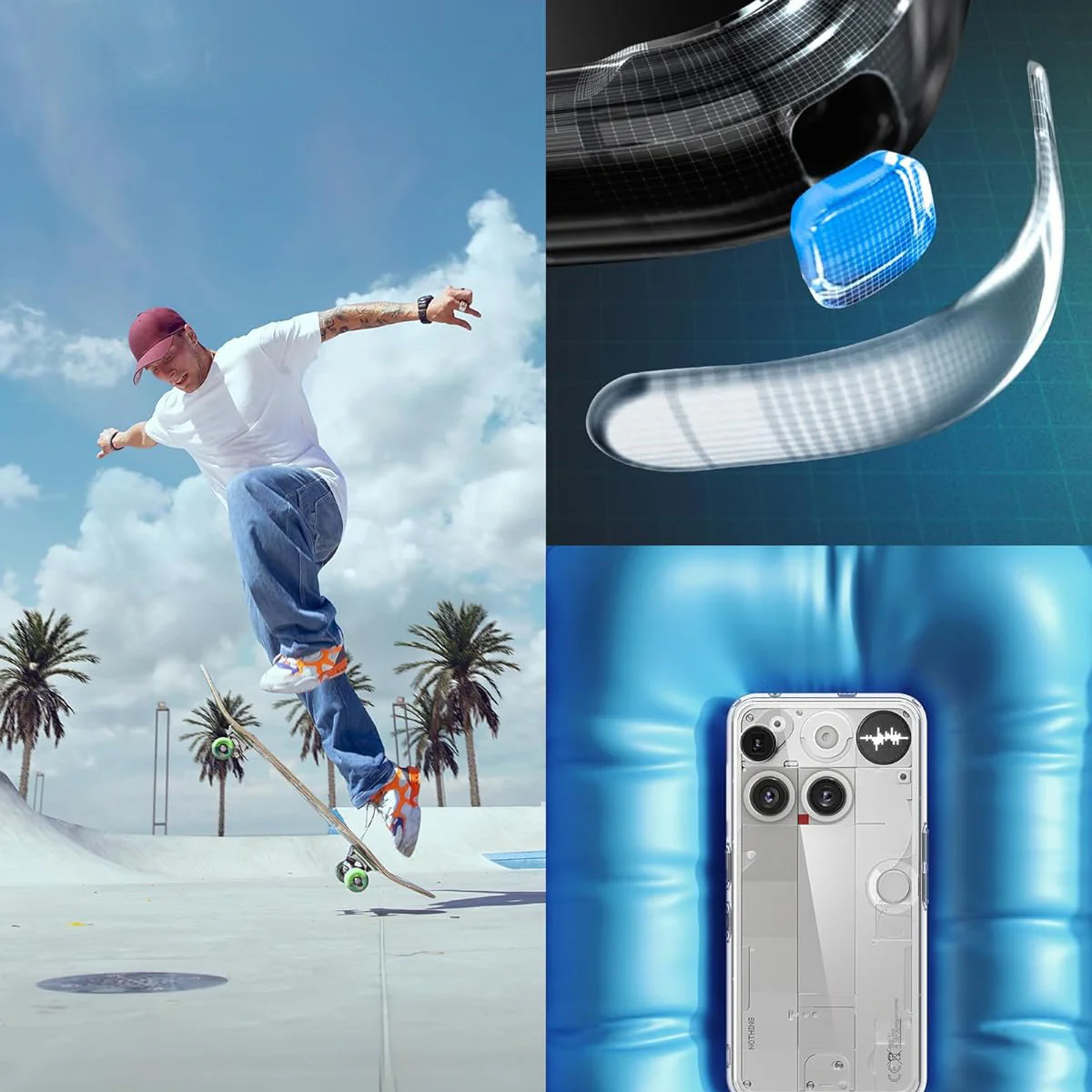 Handyhülle für Nothing Phone 3, Spigen Ultra Hybrid, Transparent - Image 13