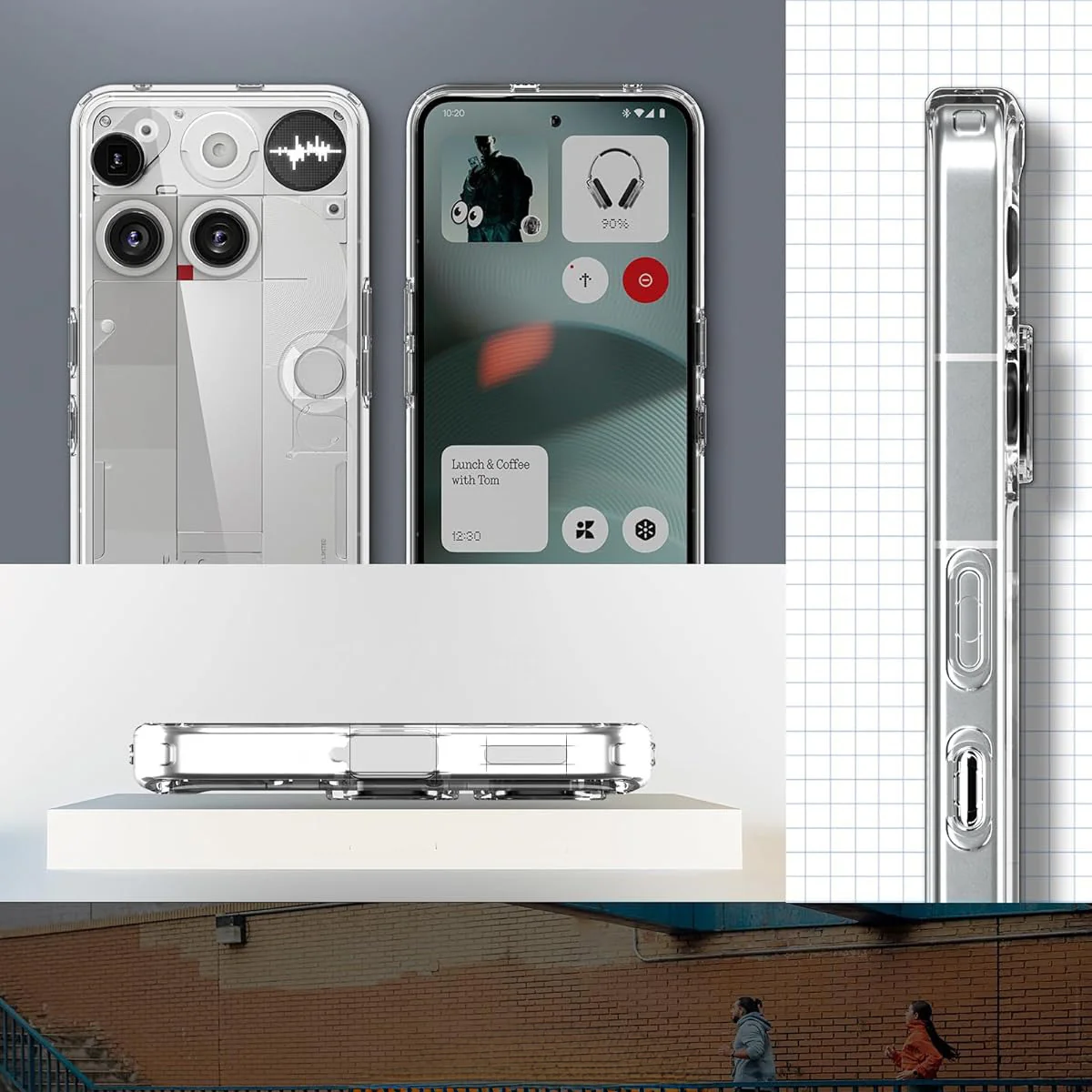 Handyhülle für Nothing Phone 3, Spigen Ultra Hybrid, Transparent - Image 16
