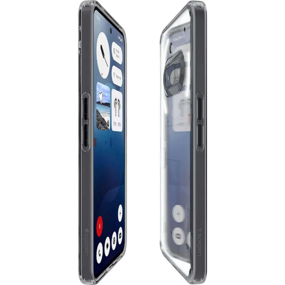 Handyhülle für Nothing Phone 3a, Spigen Ultra Hybrid, Transparent/Rauchfarben - Image 3