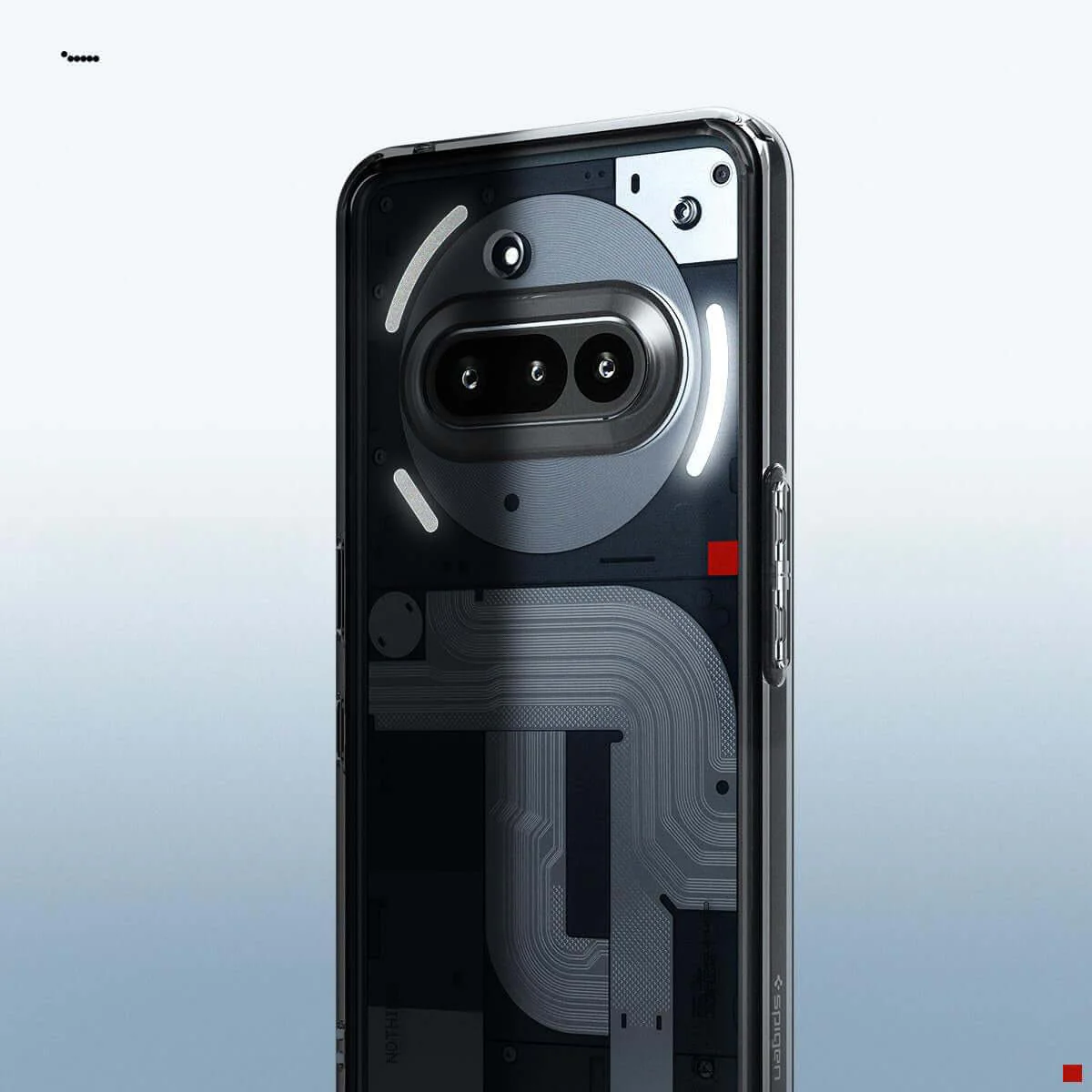 Handyhülle für Nothing Phone 3a, Spigen Ultra Hybrid, Transparent/Rauchfarben - Image 8