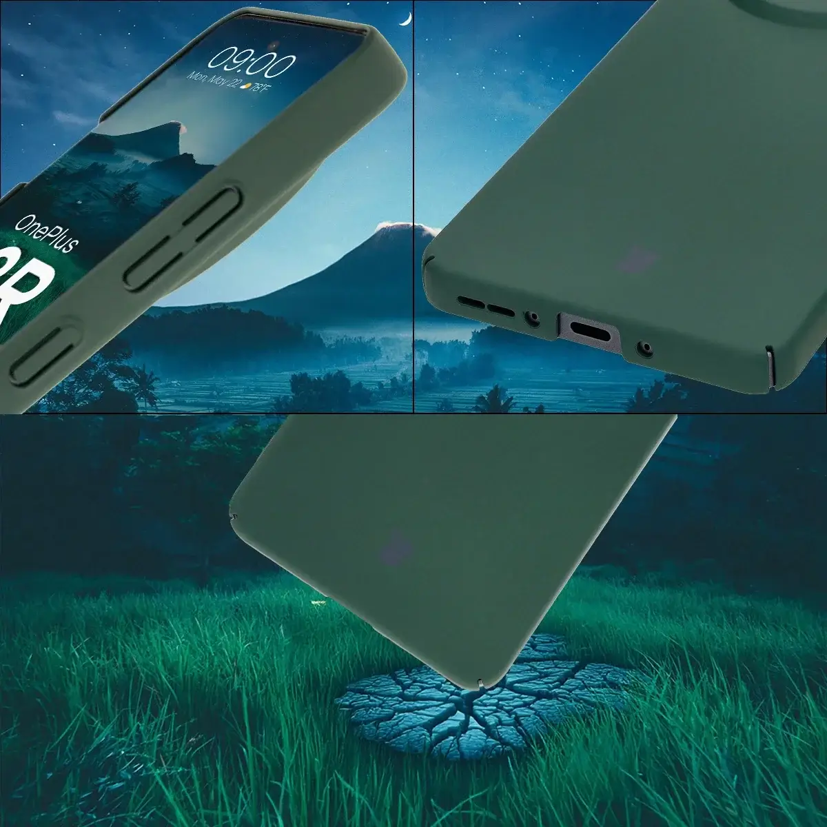 Handyhülle für OnePlus 13R, Bizon Case Lupka, Grün - Image 5
