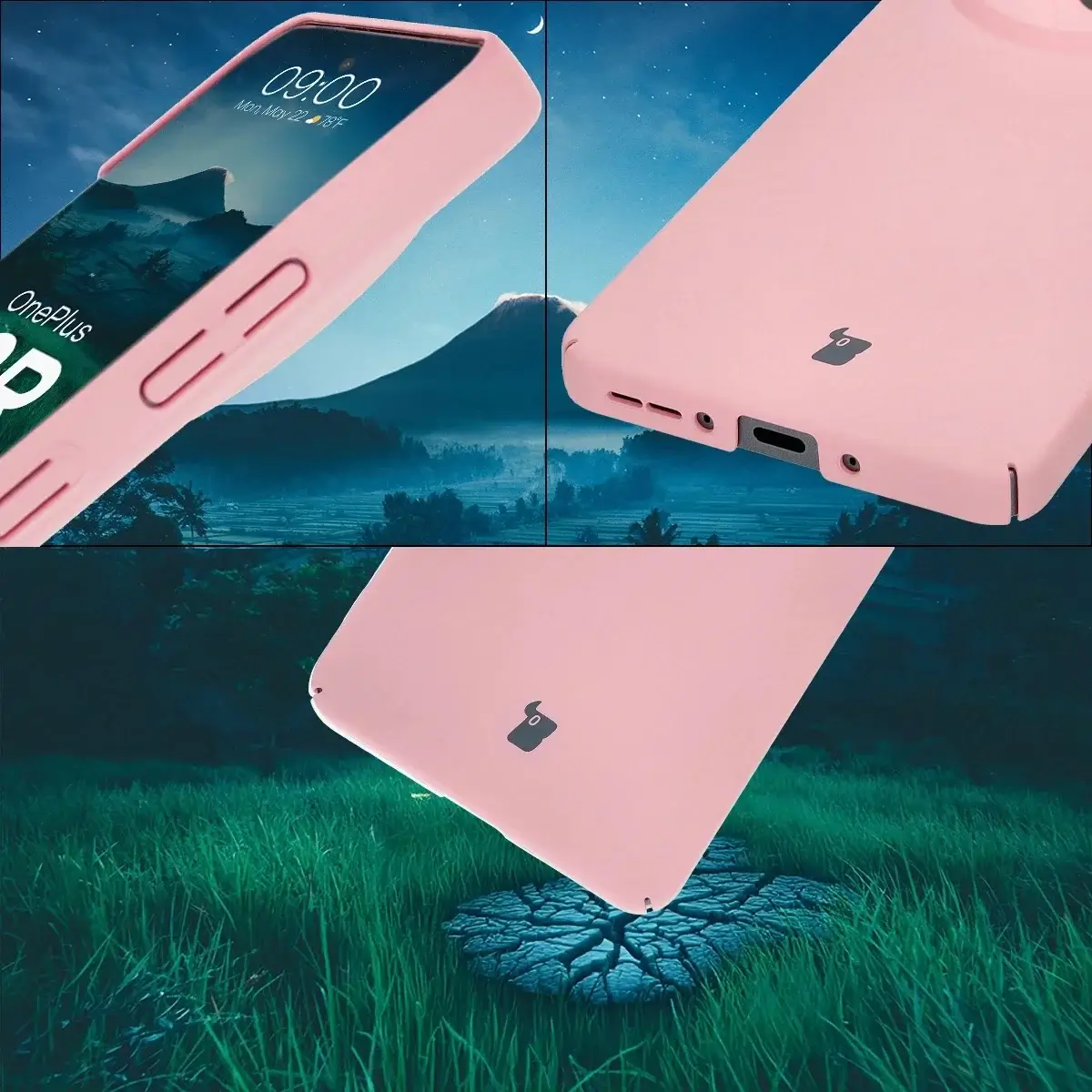 Handyhülle für OnePlus 13R, Bizon Case Lupka, Rosa - Image 5