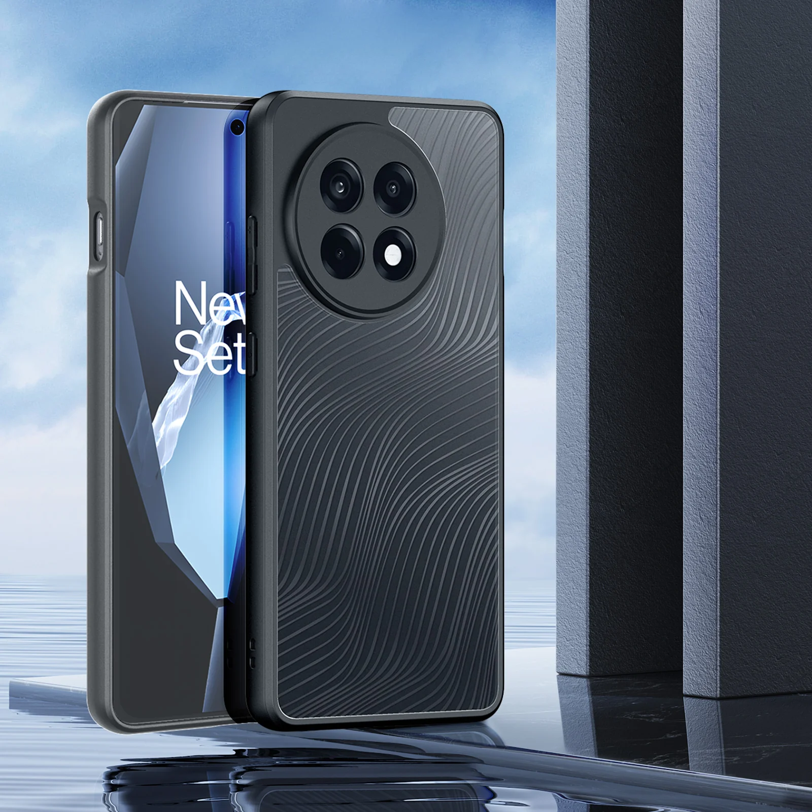 Handyhülle für OnePlus 13R, Dux Ducis Aimo, Schwarz und Transparent - Image 3