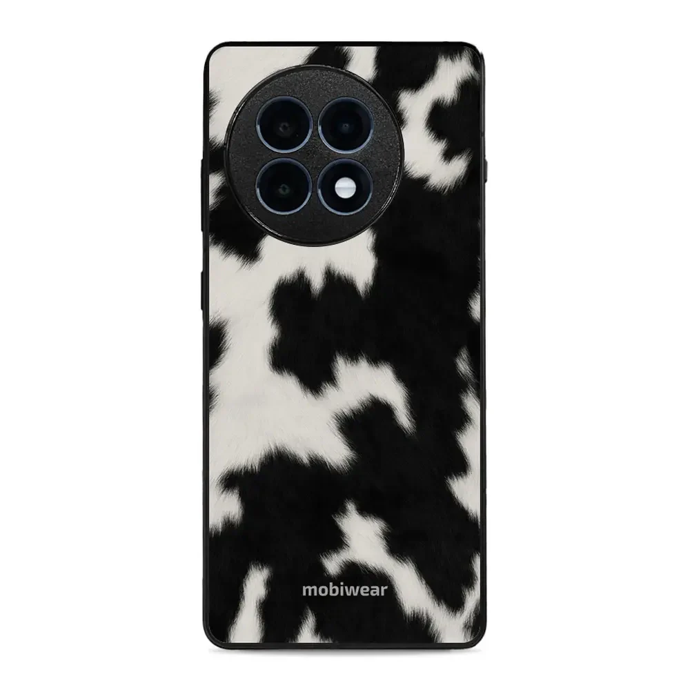 Handyhülle für OnePlus 13R, Mobiwear Glossy Case, Kuhfell-Optik