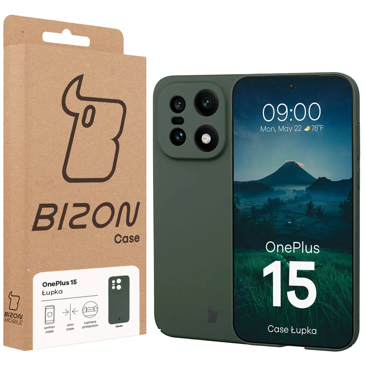 Handyhülle für OnePlus 15, Bizon Case Lupka, Grün - Image 6