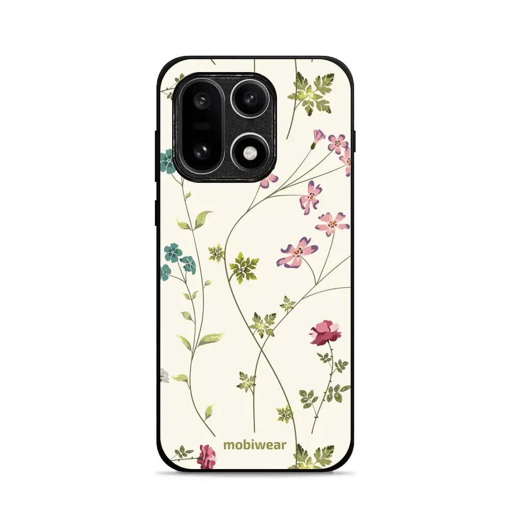 Handyhülle für OnePlus 15, Mobiwear Glossy Case, Idyllische Blüte