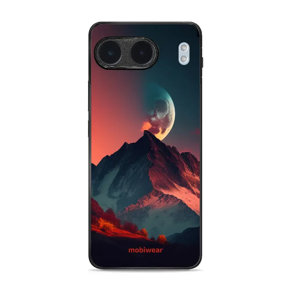 Handyhülle für OnePlus Nord 4, Mobiwear Glossy Case, Gebirgsdämmerung
