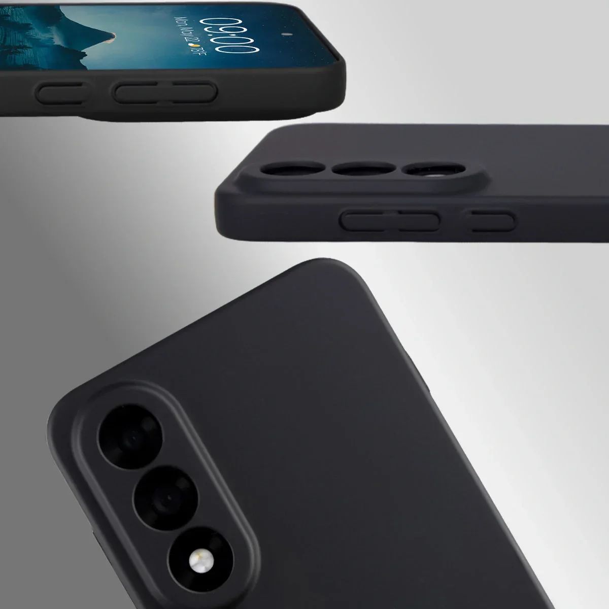 Handyhülle für OnePlus Nord 5, Bizon Case Lupka, Schwarz - Image 4