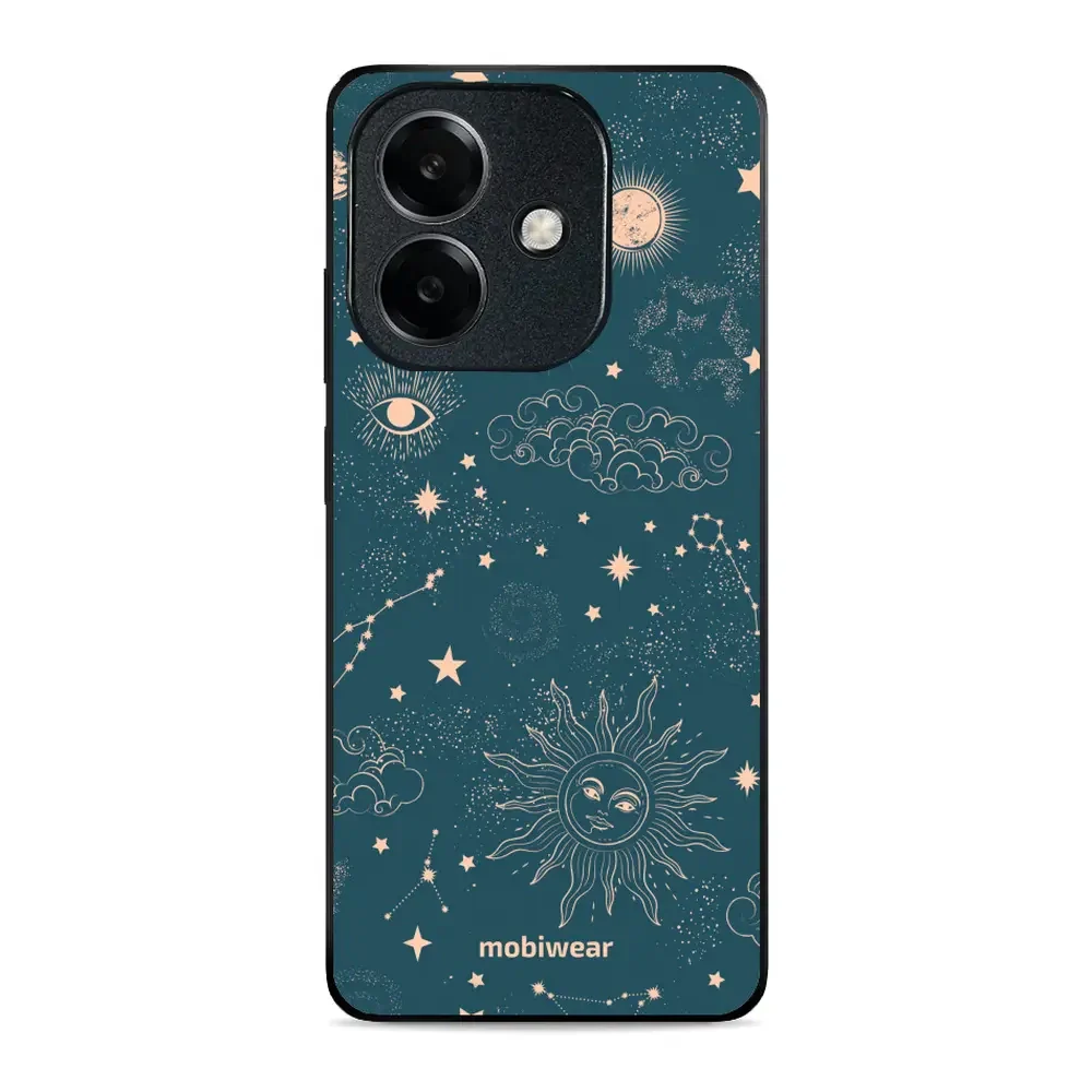 Handyhülle für Oppo A40M, Mobiwear Glossy Case, Astraler Staub